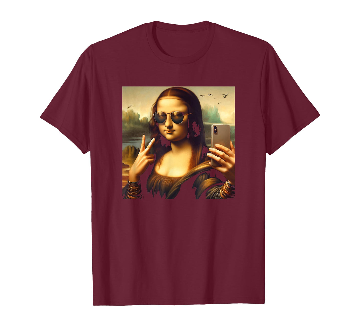 Mona Lisa Sunglasses and Selfie T-Shirt