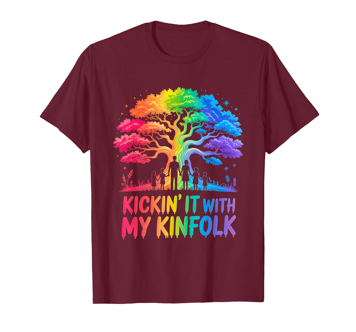 Kickin' It with My Kinfolk Funny Family Reunion T-Shirt