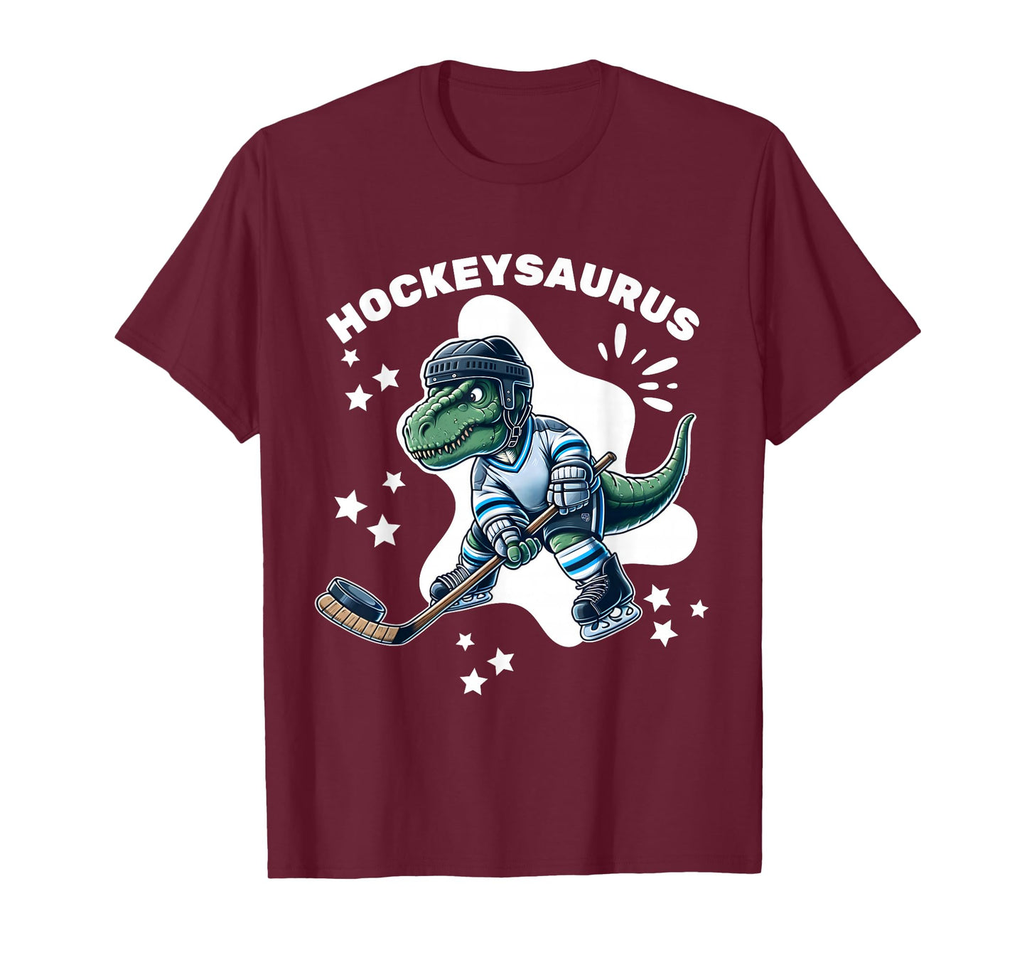 Hockeysaurus FunnyDinosaur Hockey Kids Hockey Boy T-Shirt