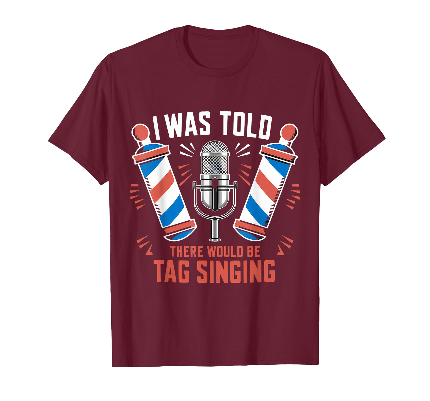 Barbershop Quartet Music Harmony Tag Singing T-Shirt