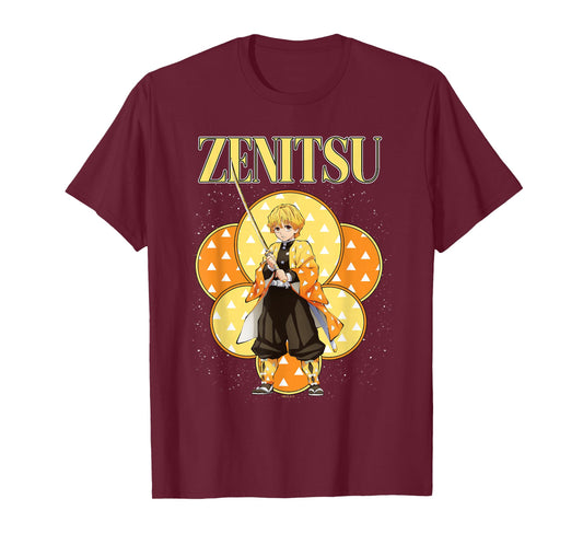 Demon Slayer: Kimetsu no Yaiba Zenitsu Yellow Flash Night T-Shirt