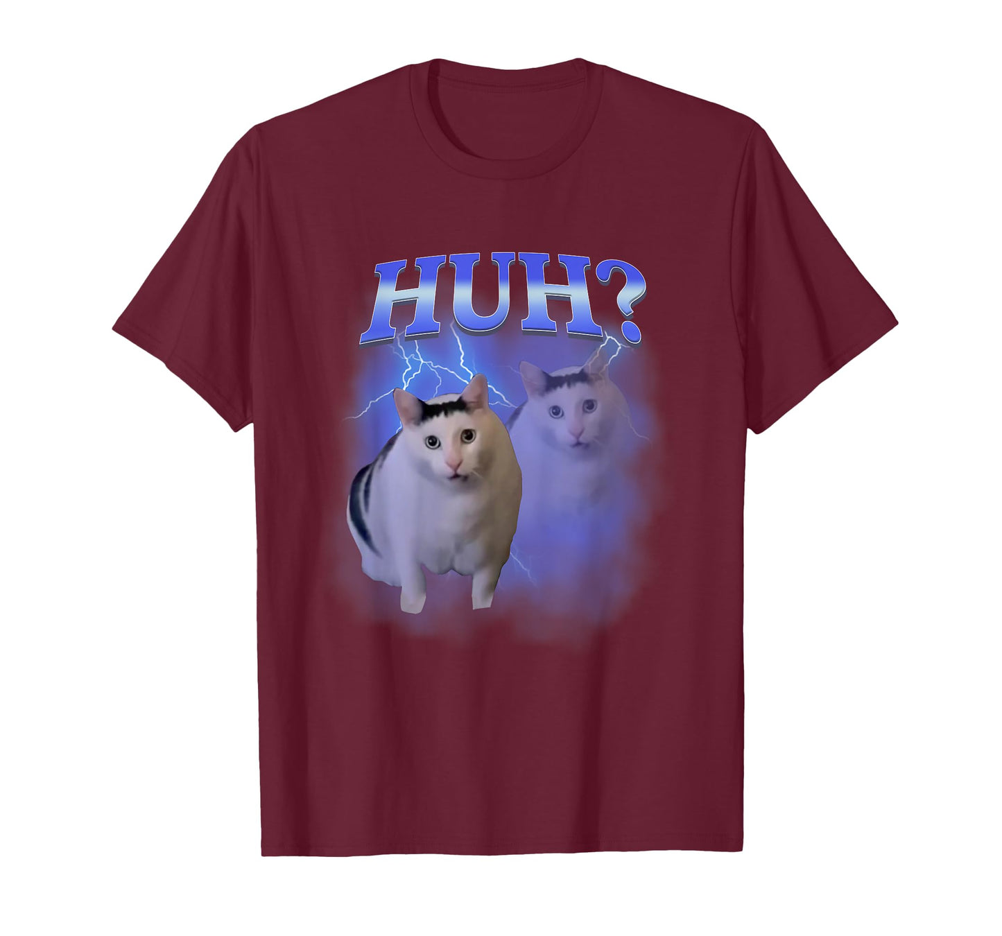 Huh Silly Cat Meme Funny Oddly Bootleg Specific Dank Memes T-Shirt
