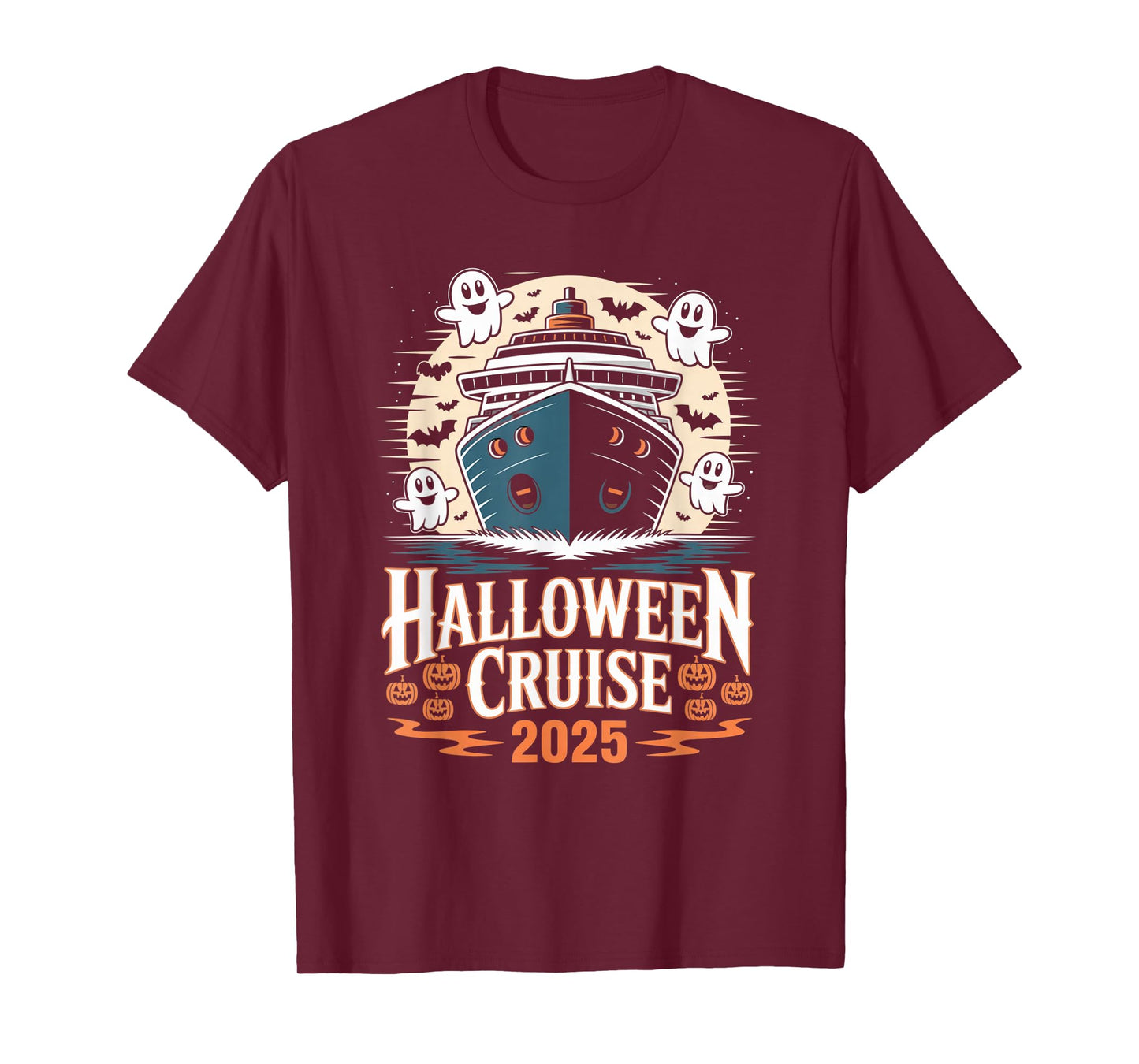 Family Halloween Cruise 2025 Matching Family Cruising Crew T-Shirt