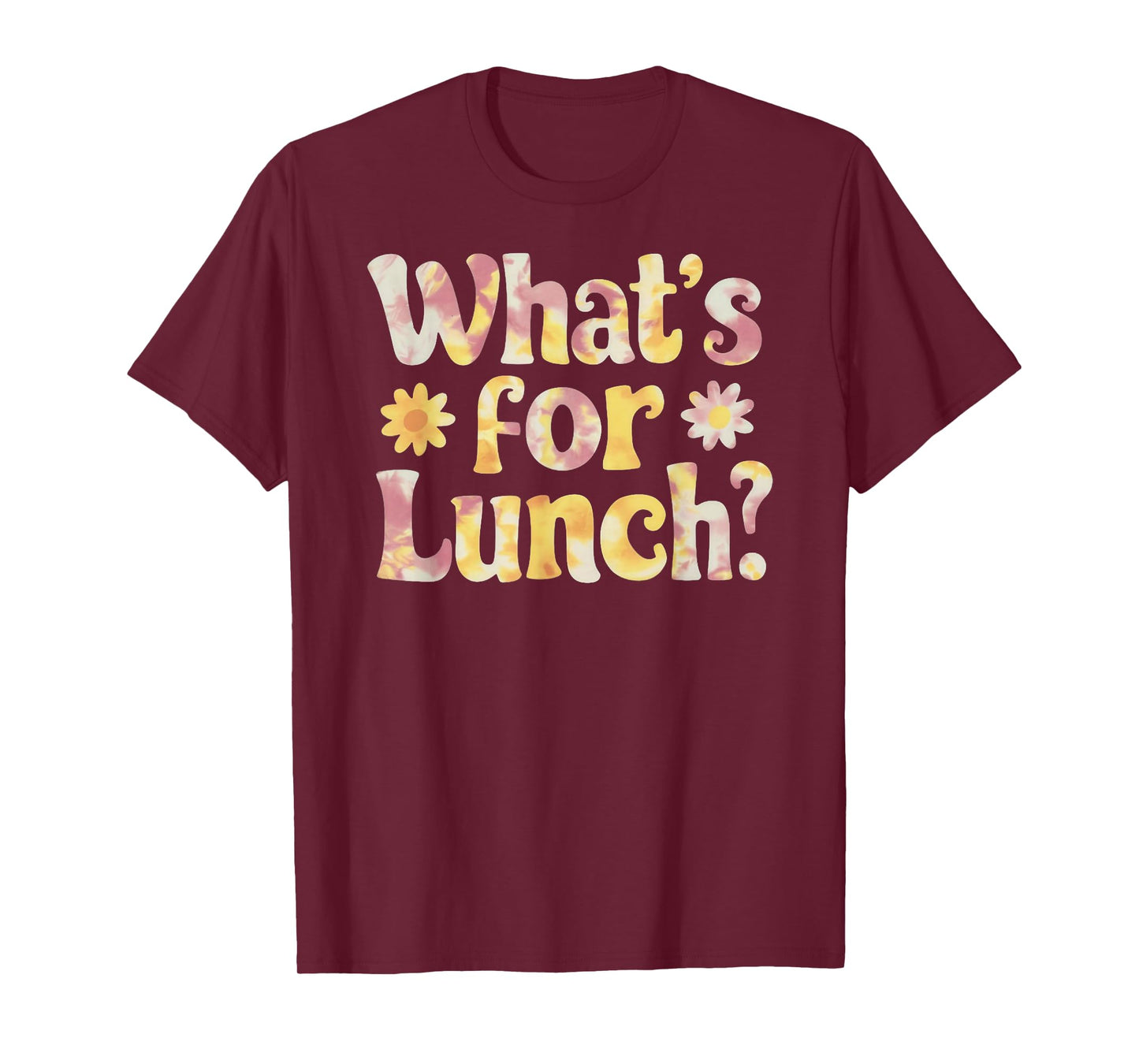 Funny Cooking Lunch Lady Tie Dye What's for Lunch? T-Shirt