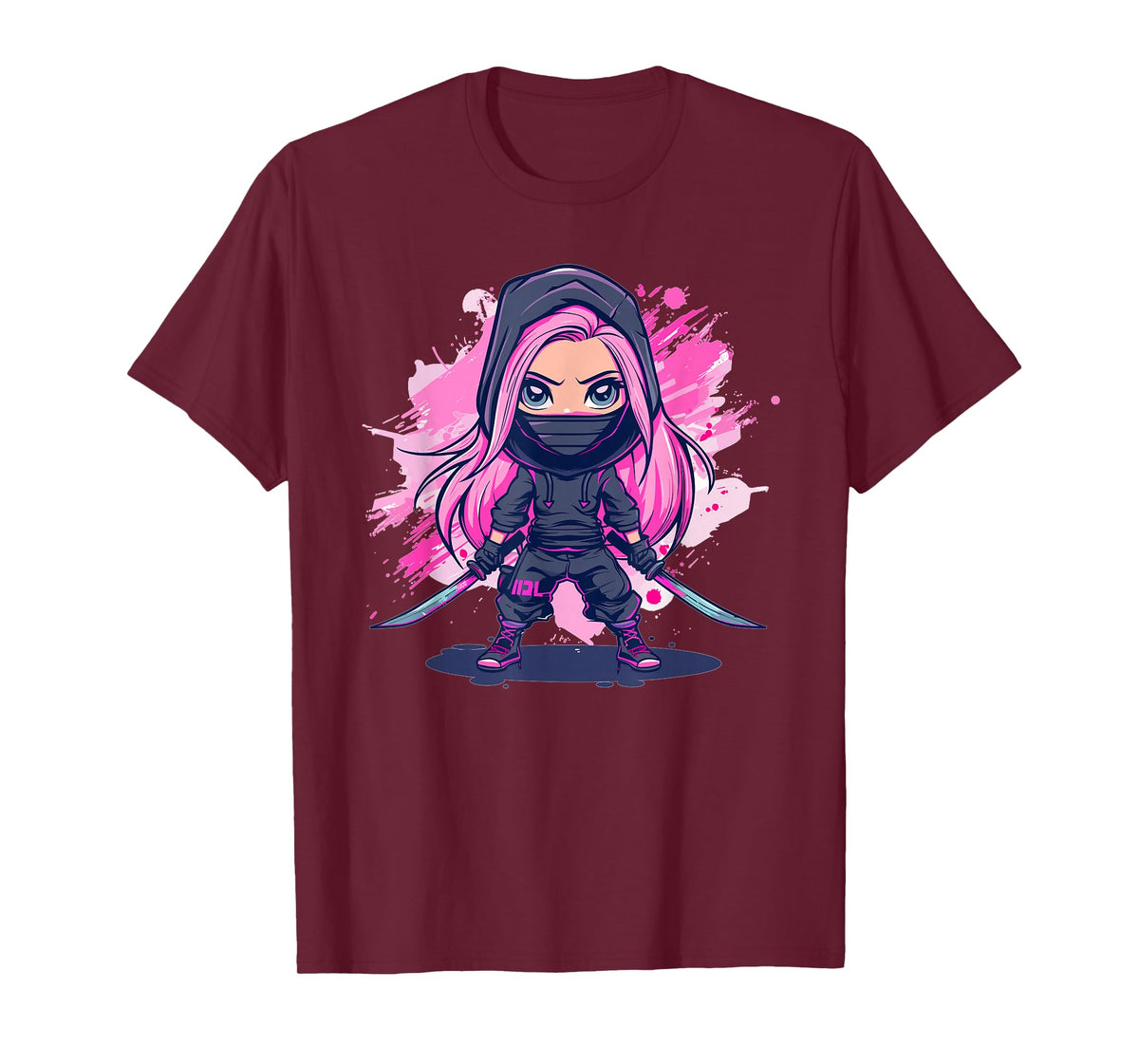 Cute Ninja Girl I Pastel Ninja T-Shirt