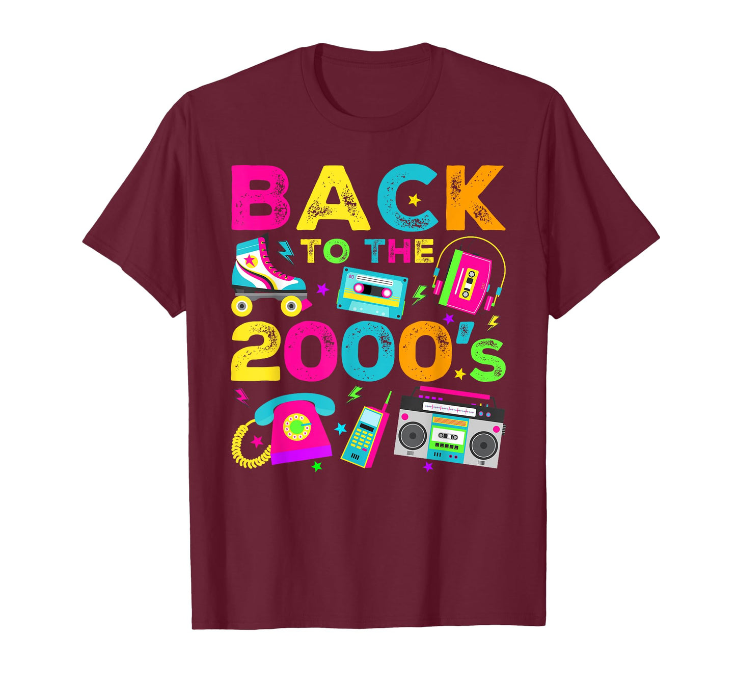 Back To 2000's 2000s Vintage Style 2000s Retro Party T-Shirt