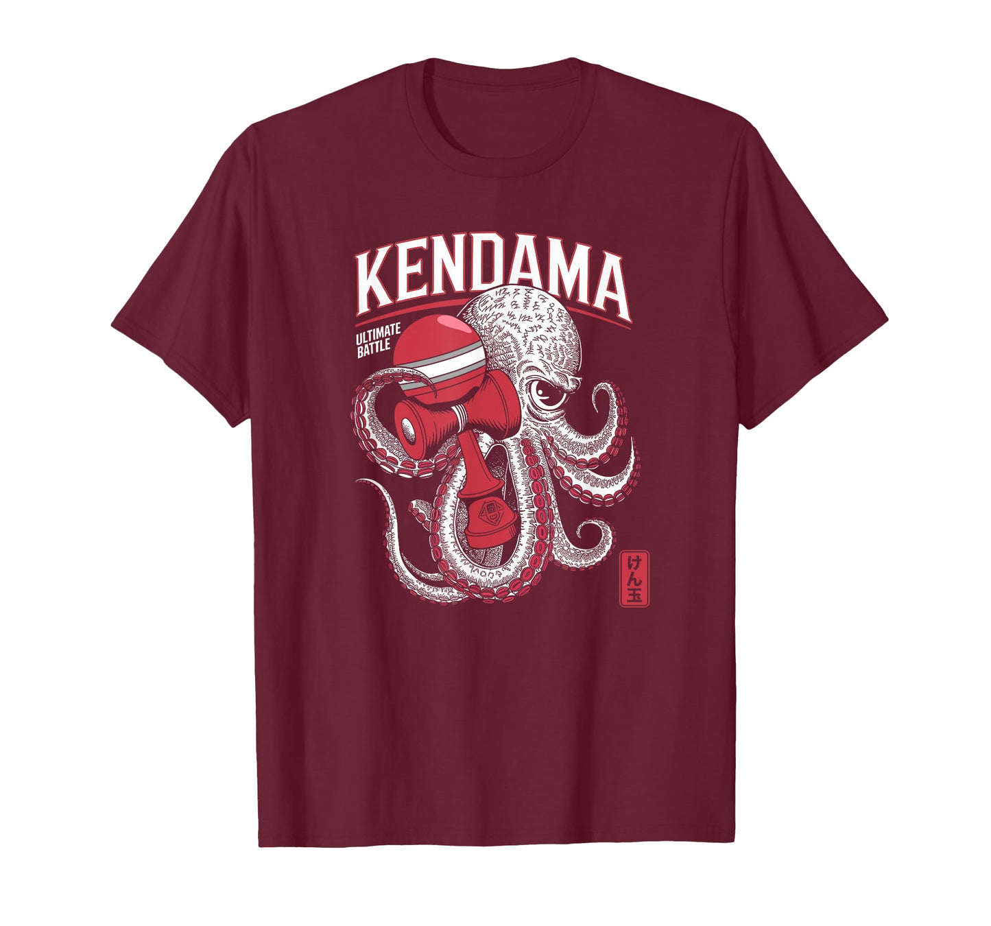 Kendama Harajuku Tokyo Octopus Kendama Battle Souvenir T-Shirt