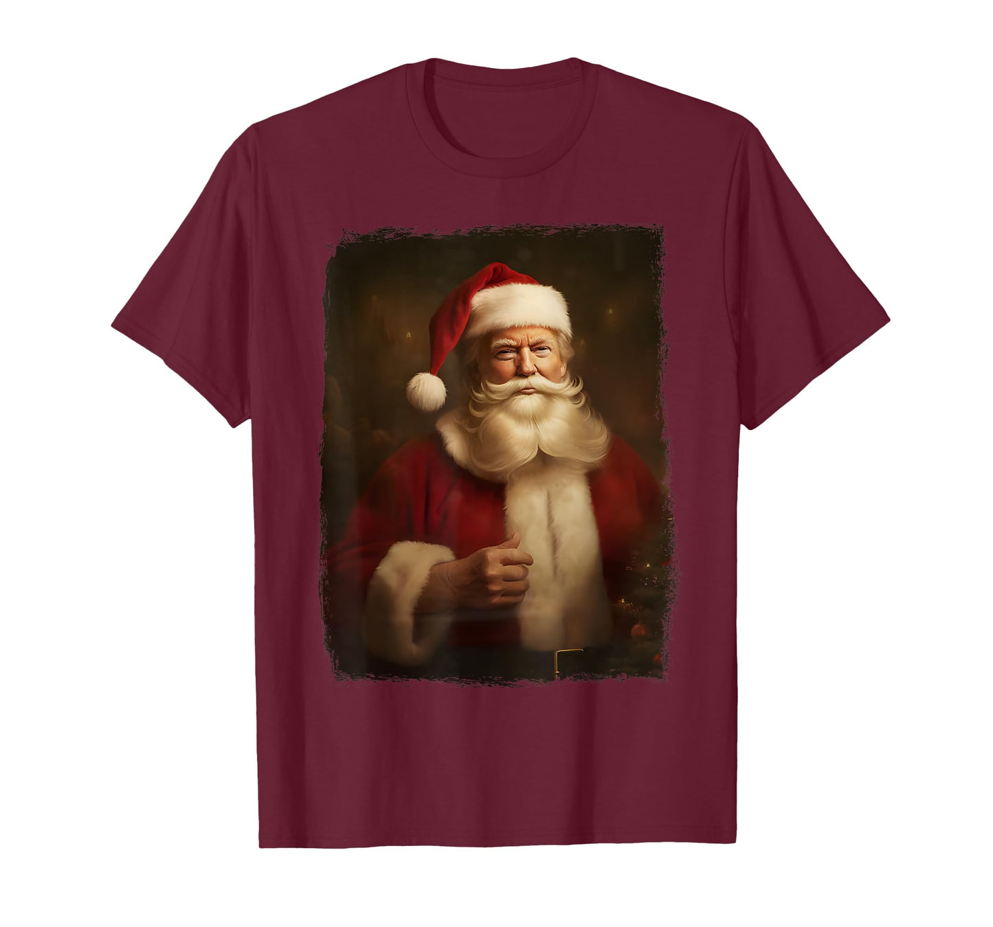 Christmas Funny Trump Santa Claus Retro Vintage Xmas Pajamas T-Shirt