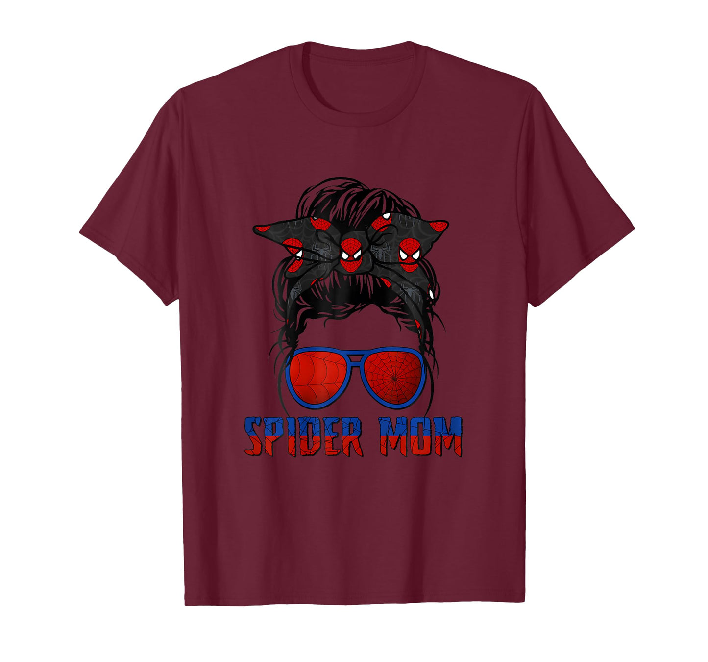 Spider Mom Mother's Day Matching Family Birthday T-Shirt
