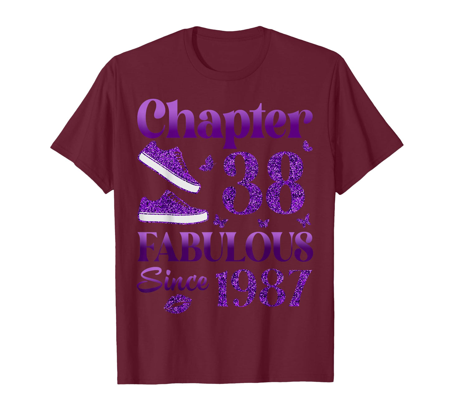 Chapter 38 Fabulous Since 1987 38Th Birthday Gift For Women T-Shirt