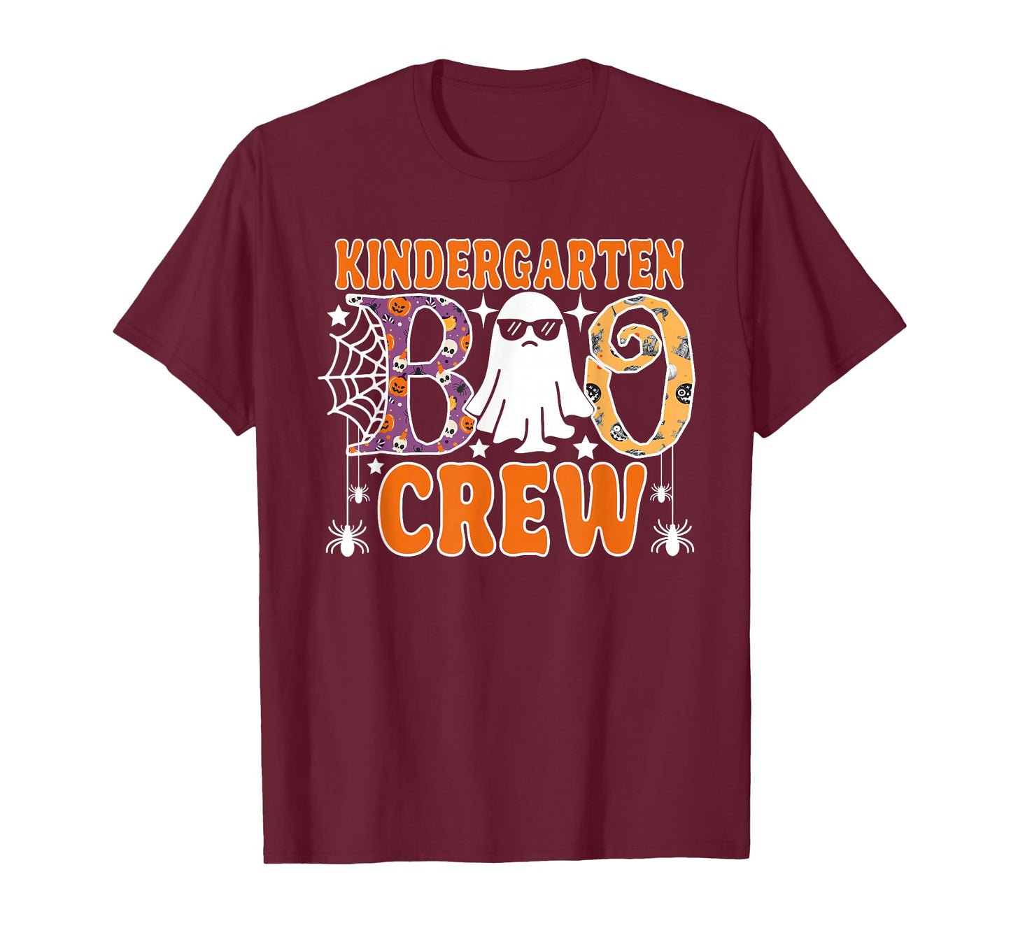 Kindergarten Boo Crew Funny Halloween Teachers Students T-Shirt
