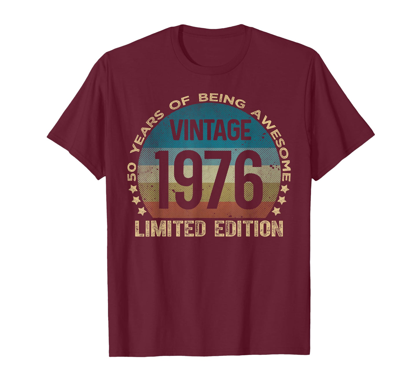 50 Year Old Gifts Vintage 1976 Limited Edition 50th Birthday T-Shirt