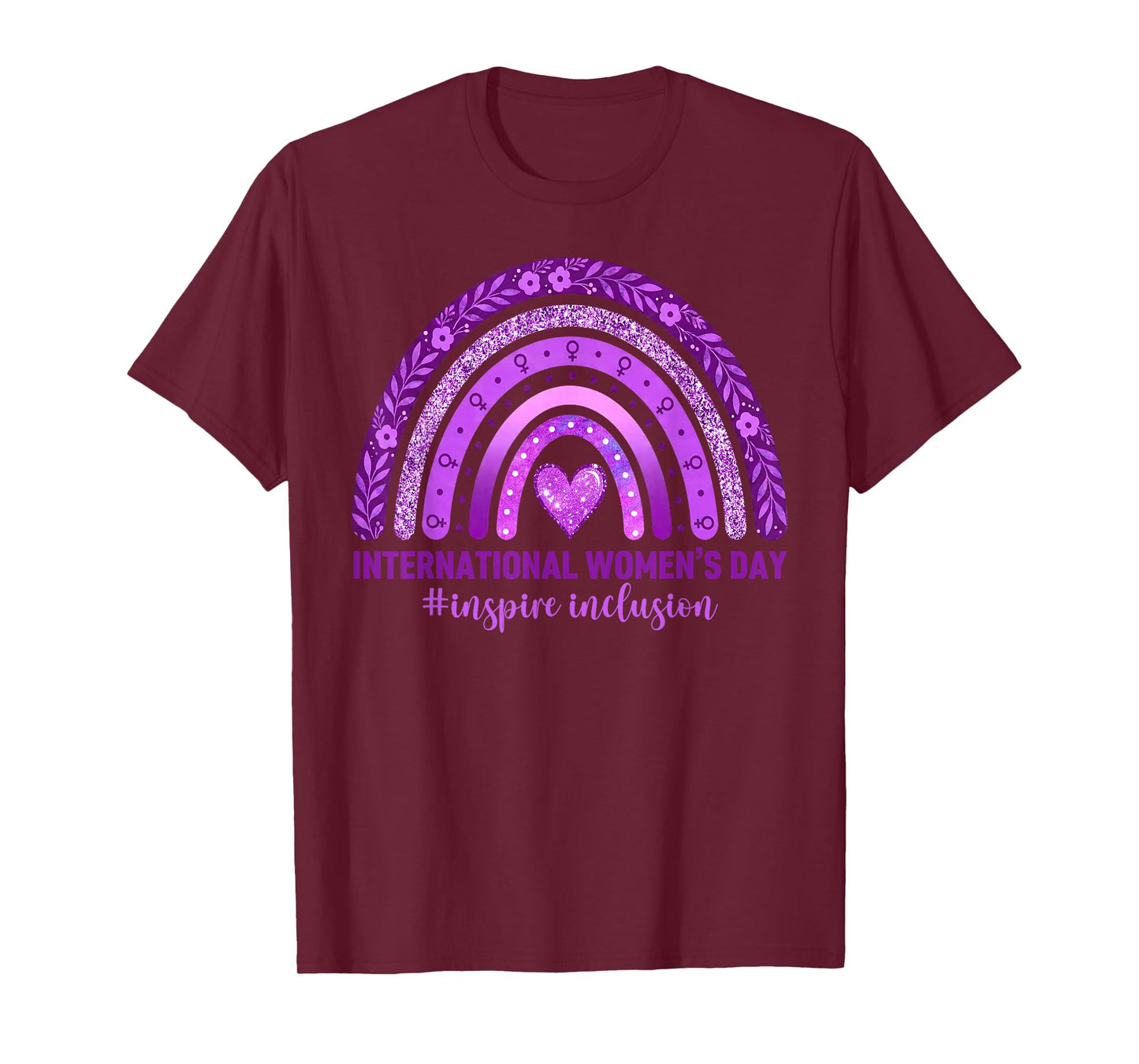 Happy International Women's Day 8 March Inspire Inclusion T-Shirt