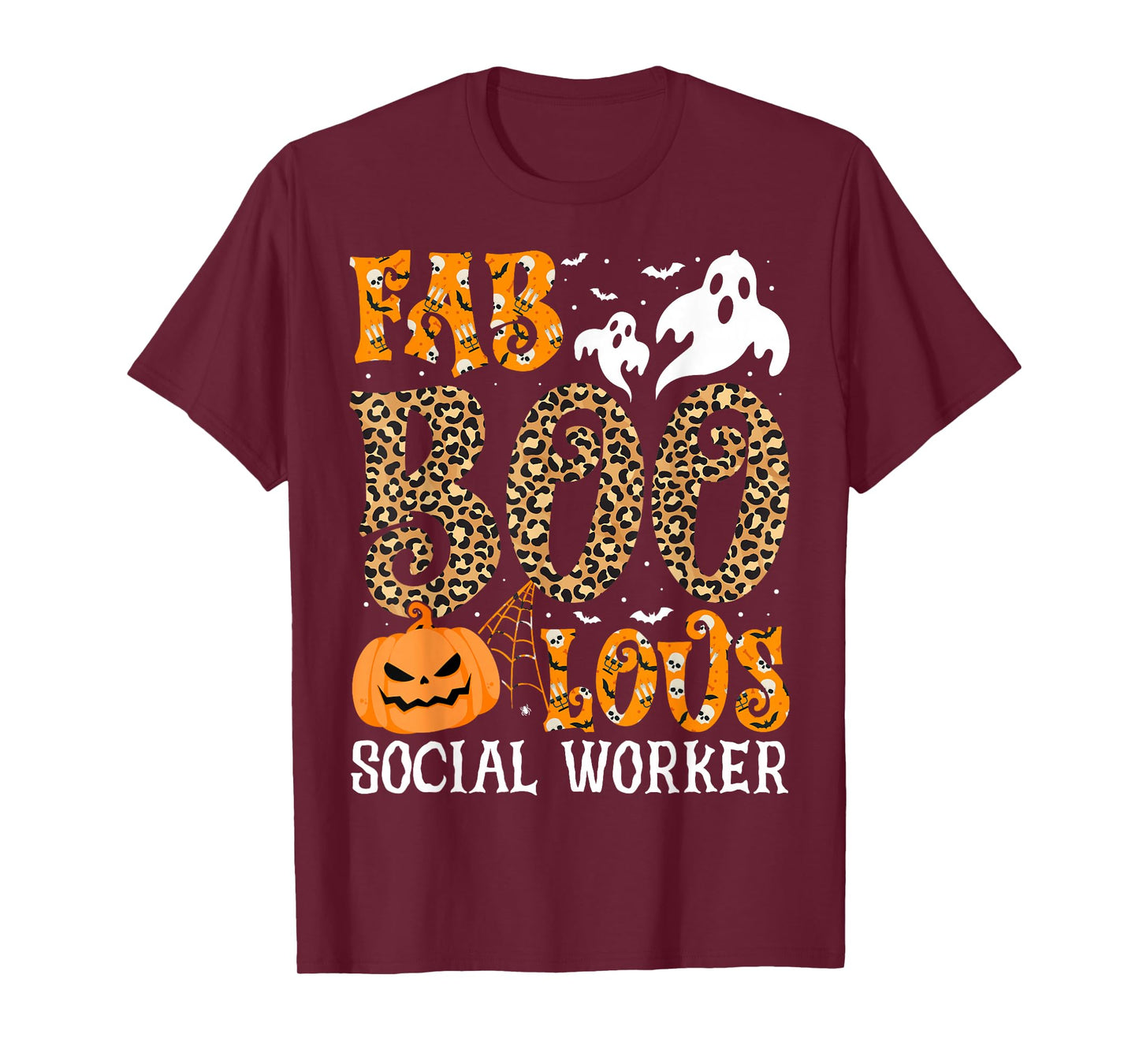 Faboolous Social Worker Spooky Halloween Costume Men Women T-Shirt