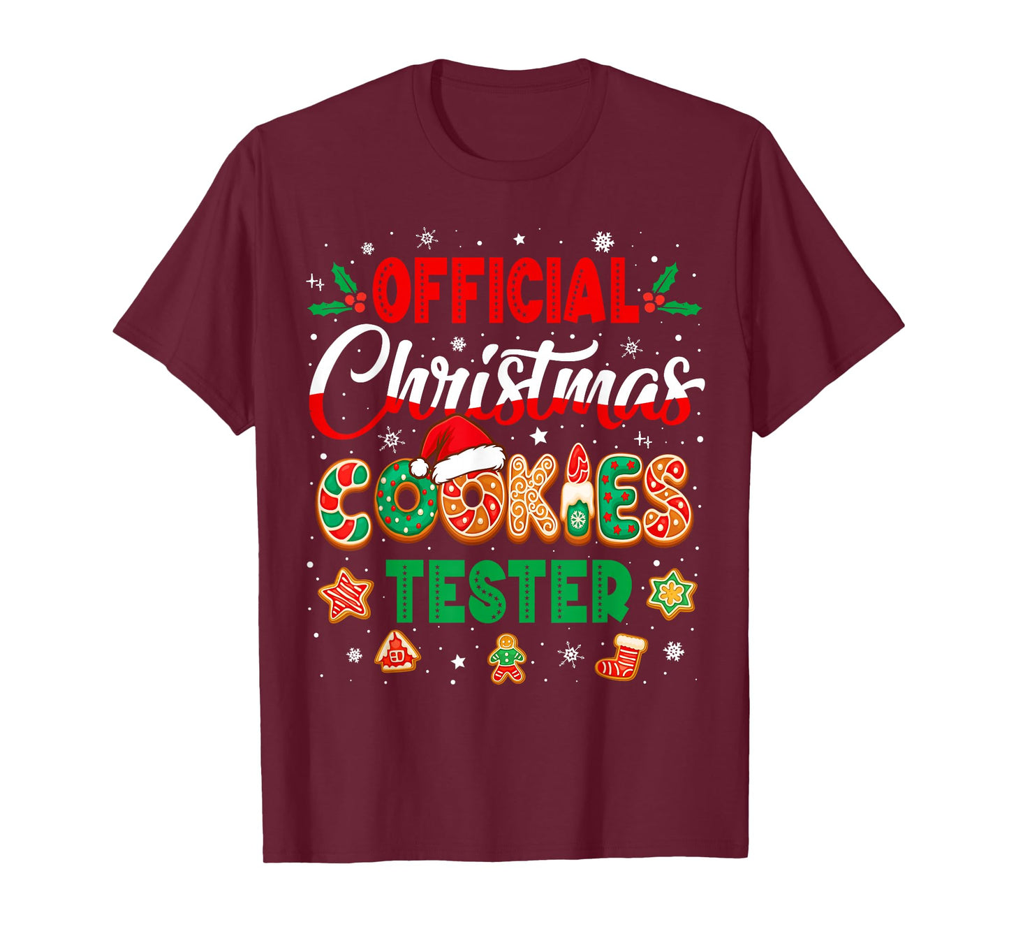 Official Christmas Cookie Tester Taster Baking Crew Toddler T-Shirt