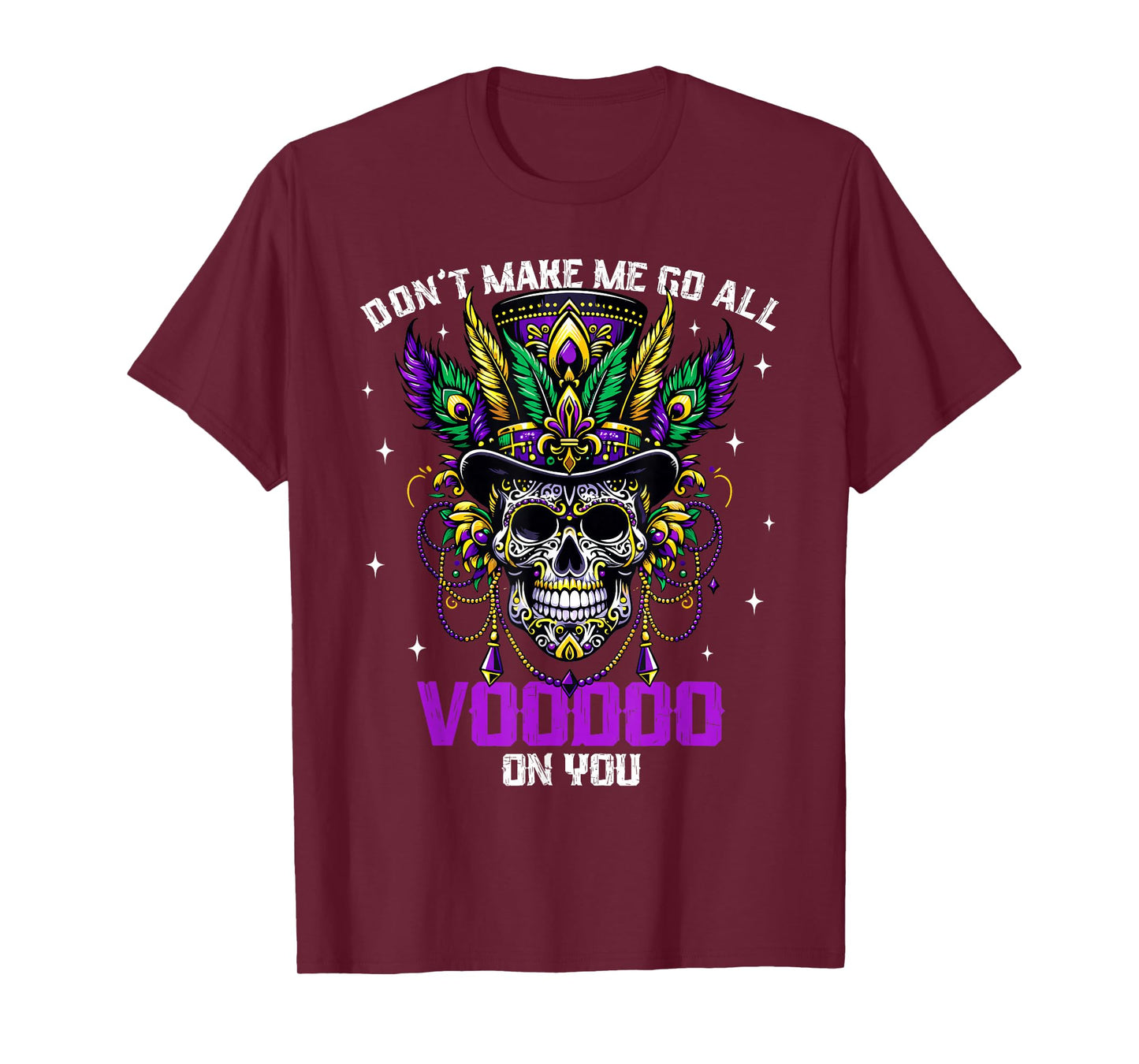 Mardi Gras Priest New Orleans Witch Doctor Voodoo T-Shirt