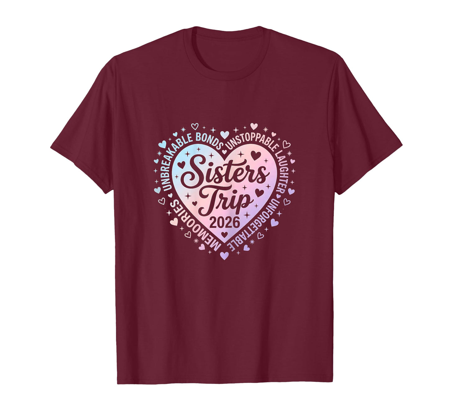 Sisters Trip 2026 Cruising Women Matching Cruise Vacation T-Shirt