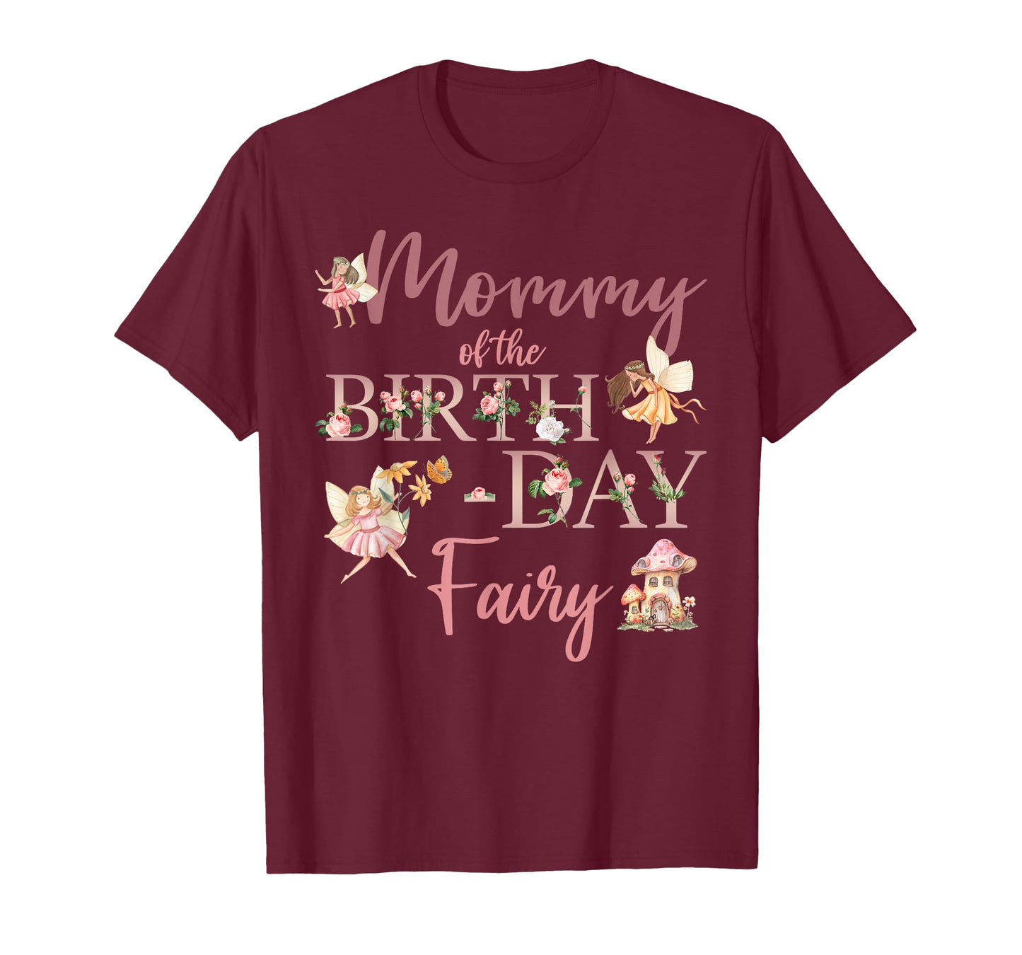 Mommy Of The Birthday Fairy First Birthday Family Matching T-Shirt