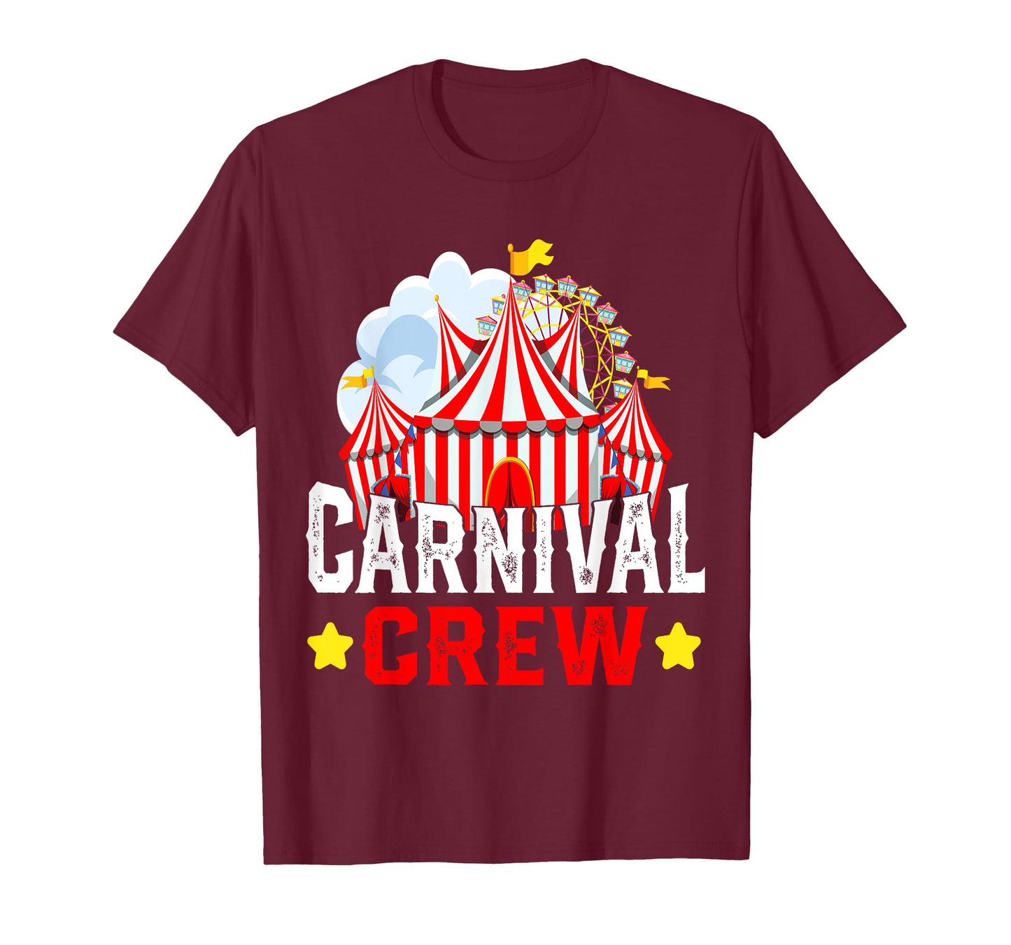 Carnival Crew Funny Circus Staff Costume Circus Theme Party T-Shirt