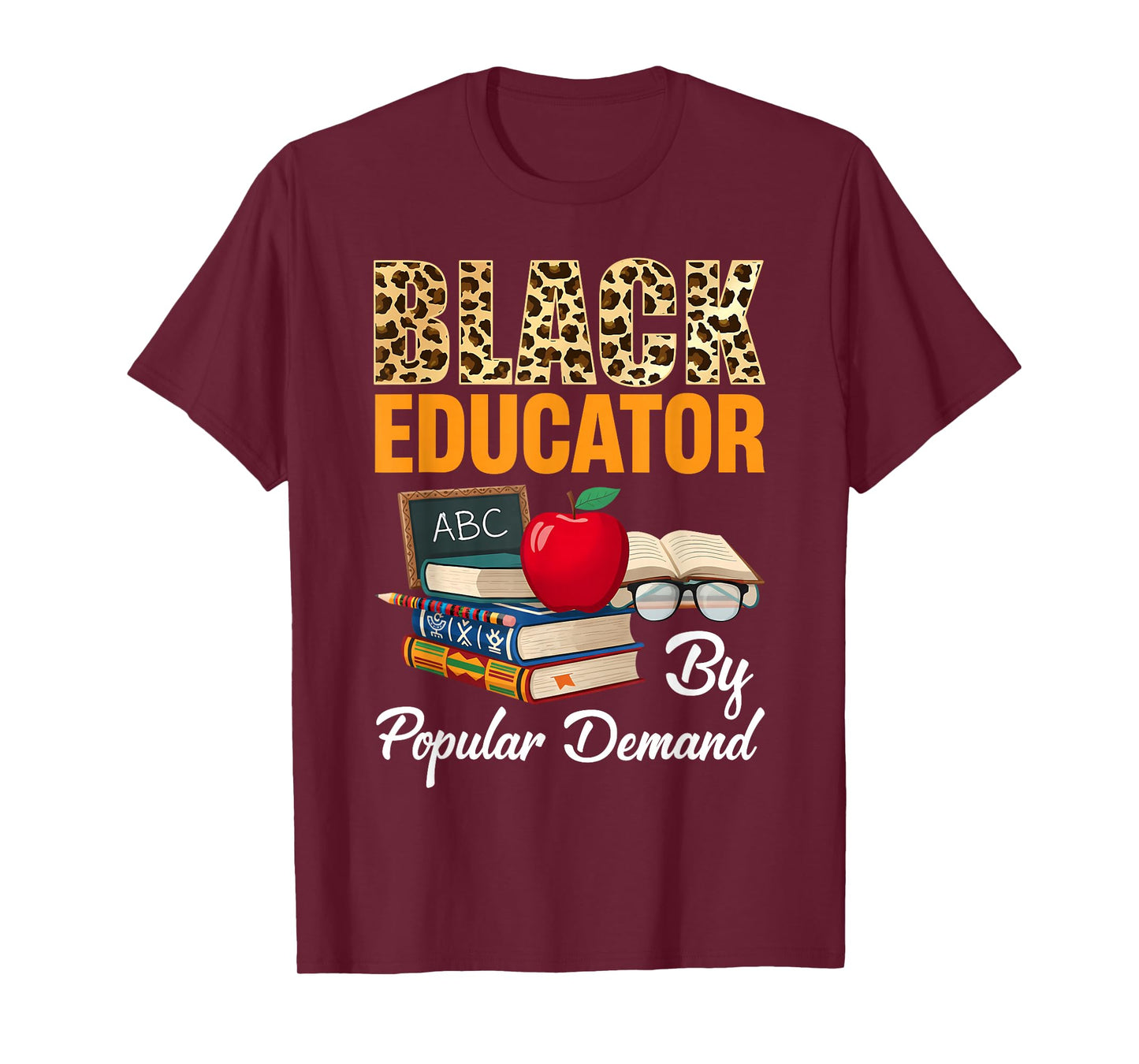 Black Educator Black History Month African American Teacher T-Shirt