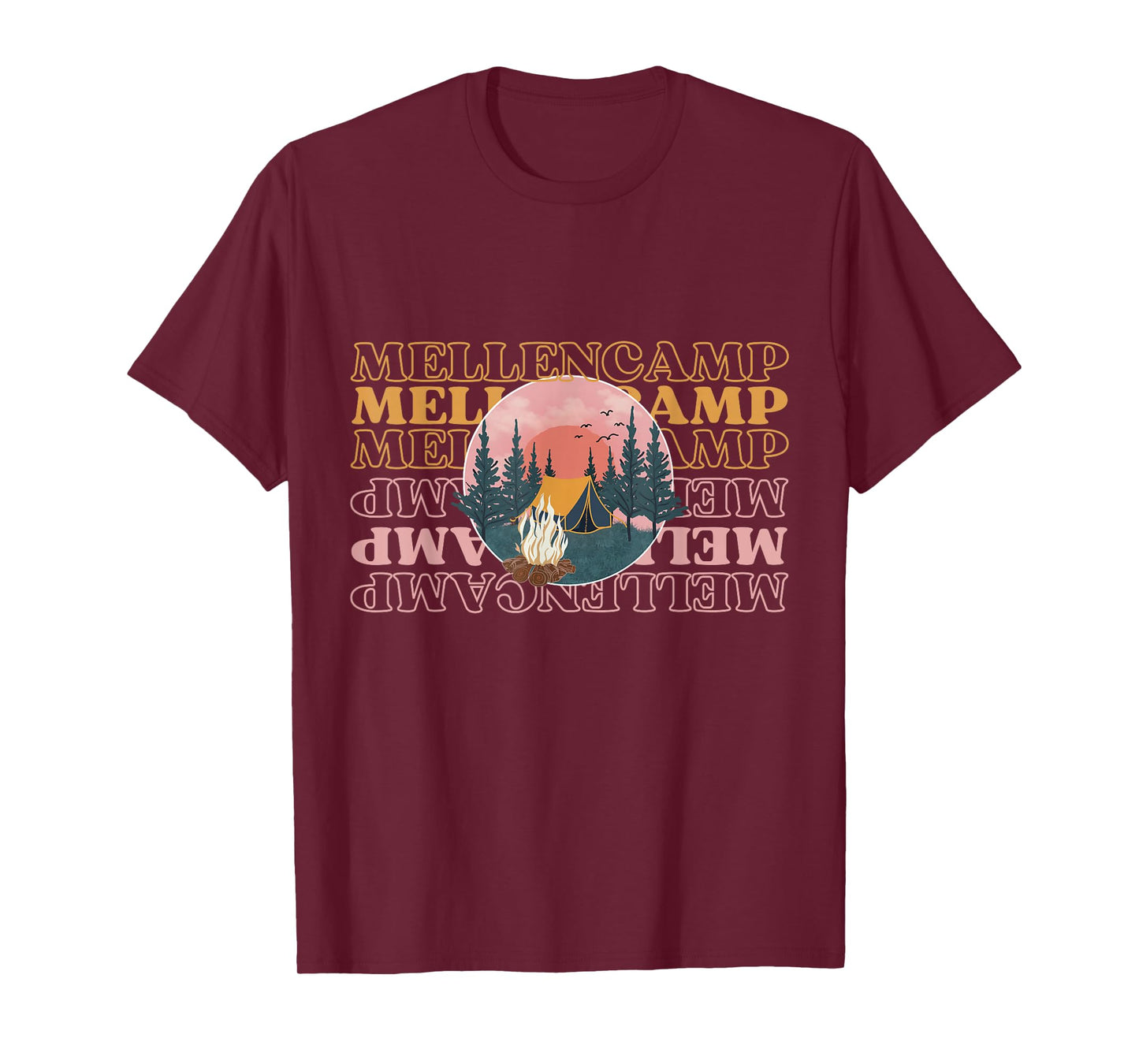 Love Mellencamp Tee Grunge Vintage Black Mellencamp T-Shirt