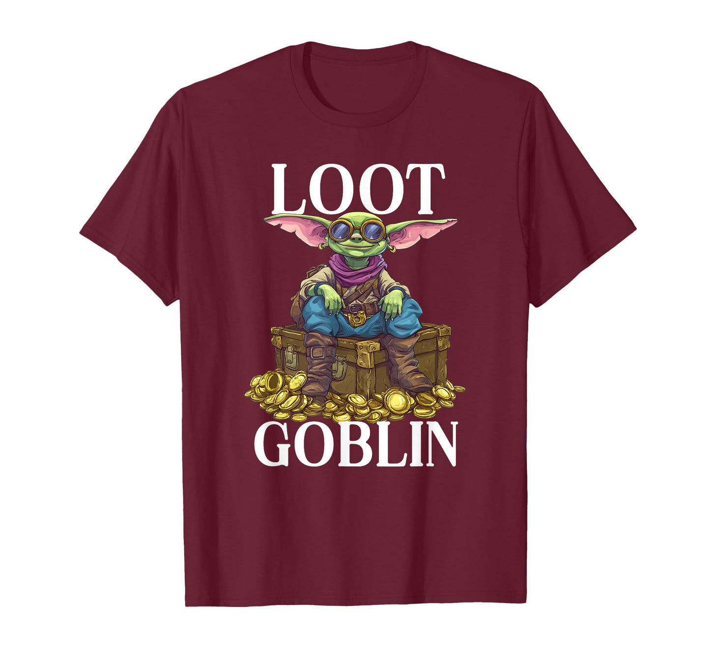 Raiding Treasure Loot Goblin T-Shirt