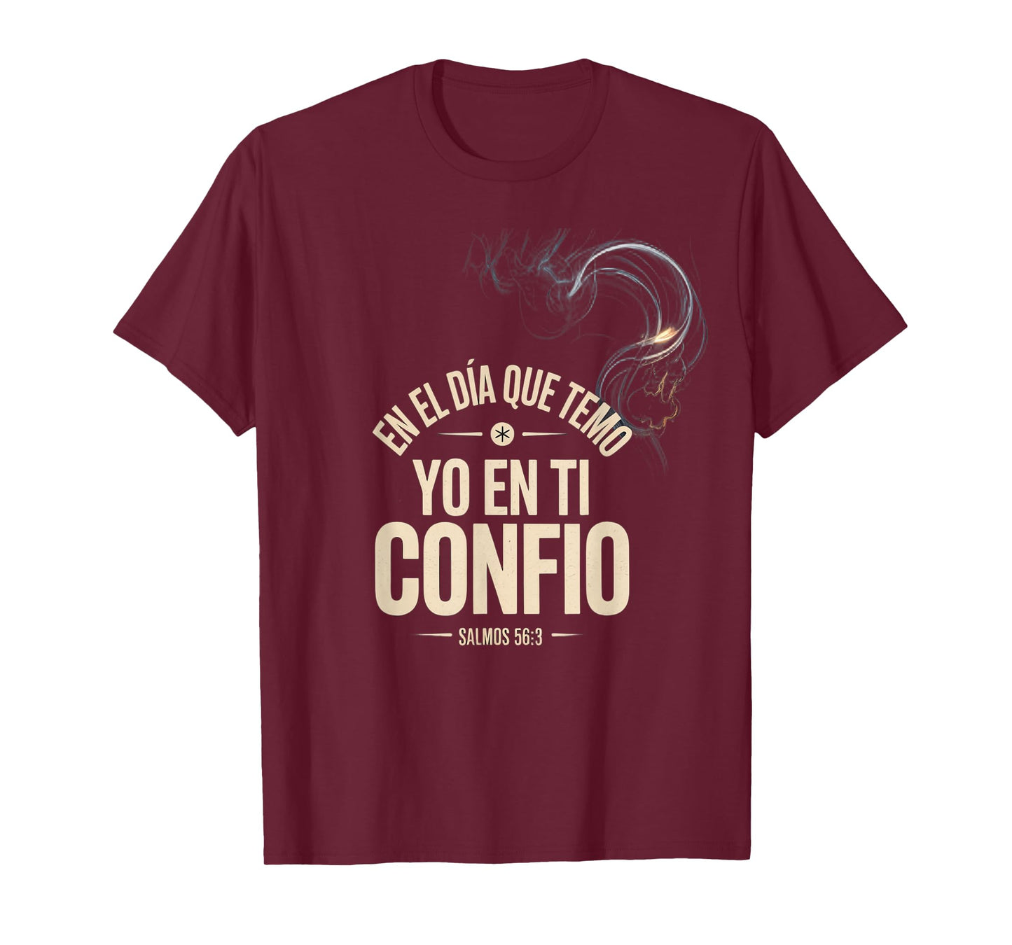 Salmos 56:3 Spanish Christian Bible Verse T-Shirt