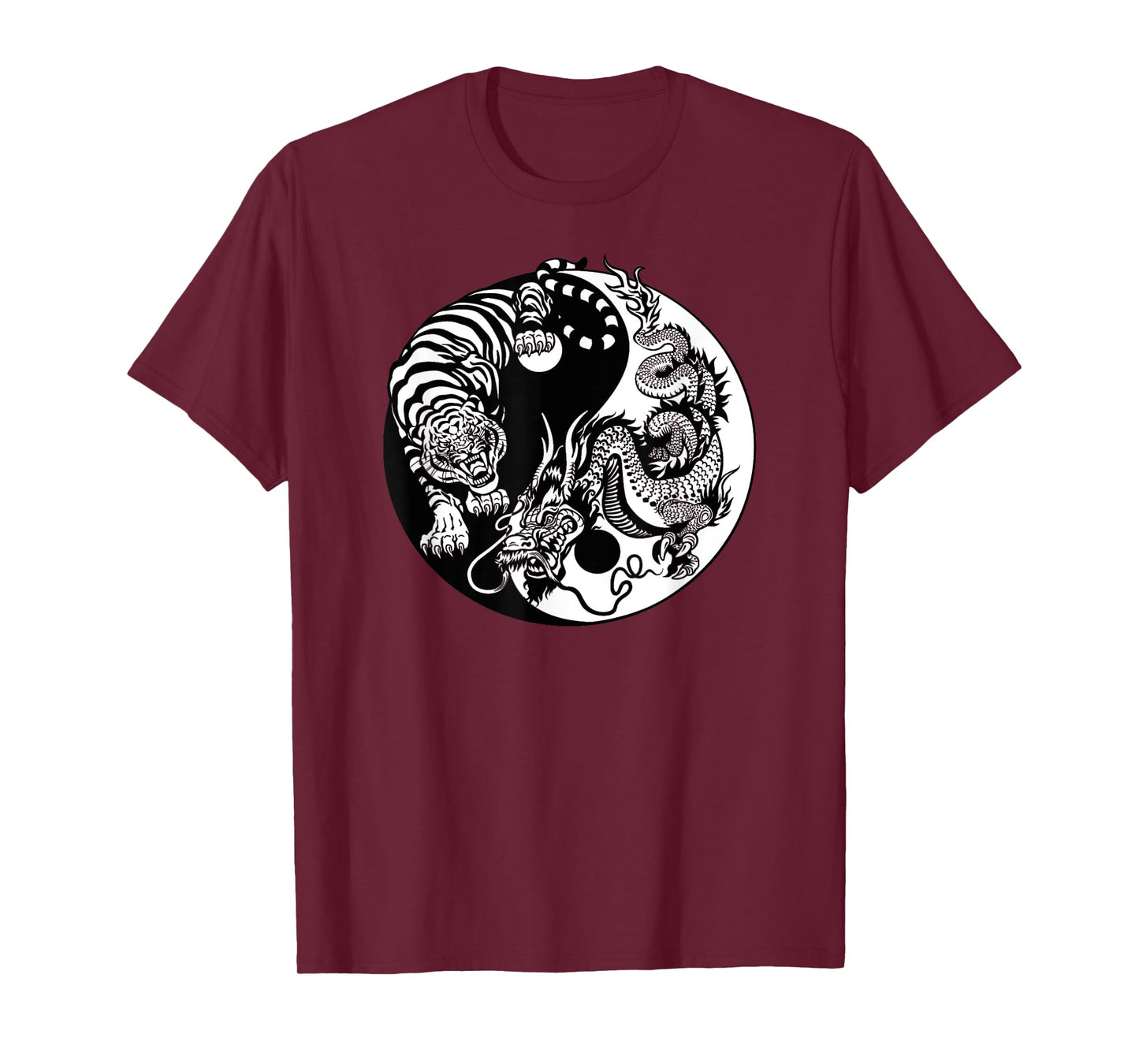 Yin Yang Dragon Tiger T-Shirt