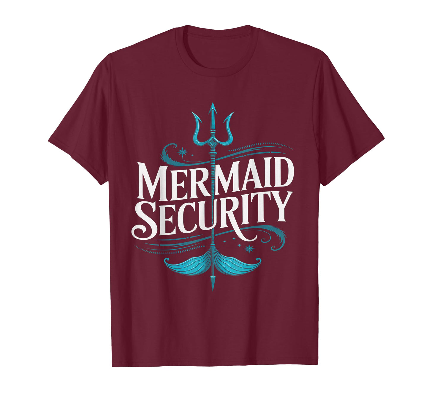 Mermaid Security Funny Dad Family Merman Mermaid Squad T-Shirt