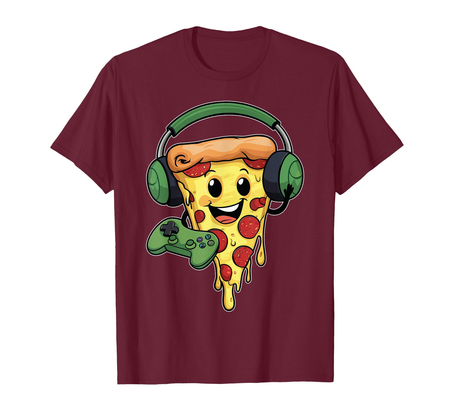 Gamer Pizza Video Gaming Funny Video Gamer Pizza Lovers T-Shirt