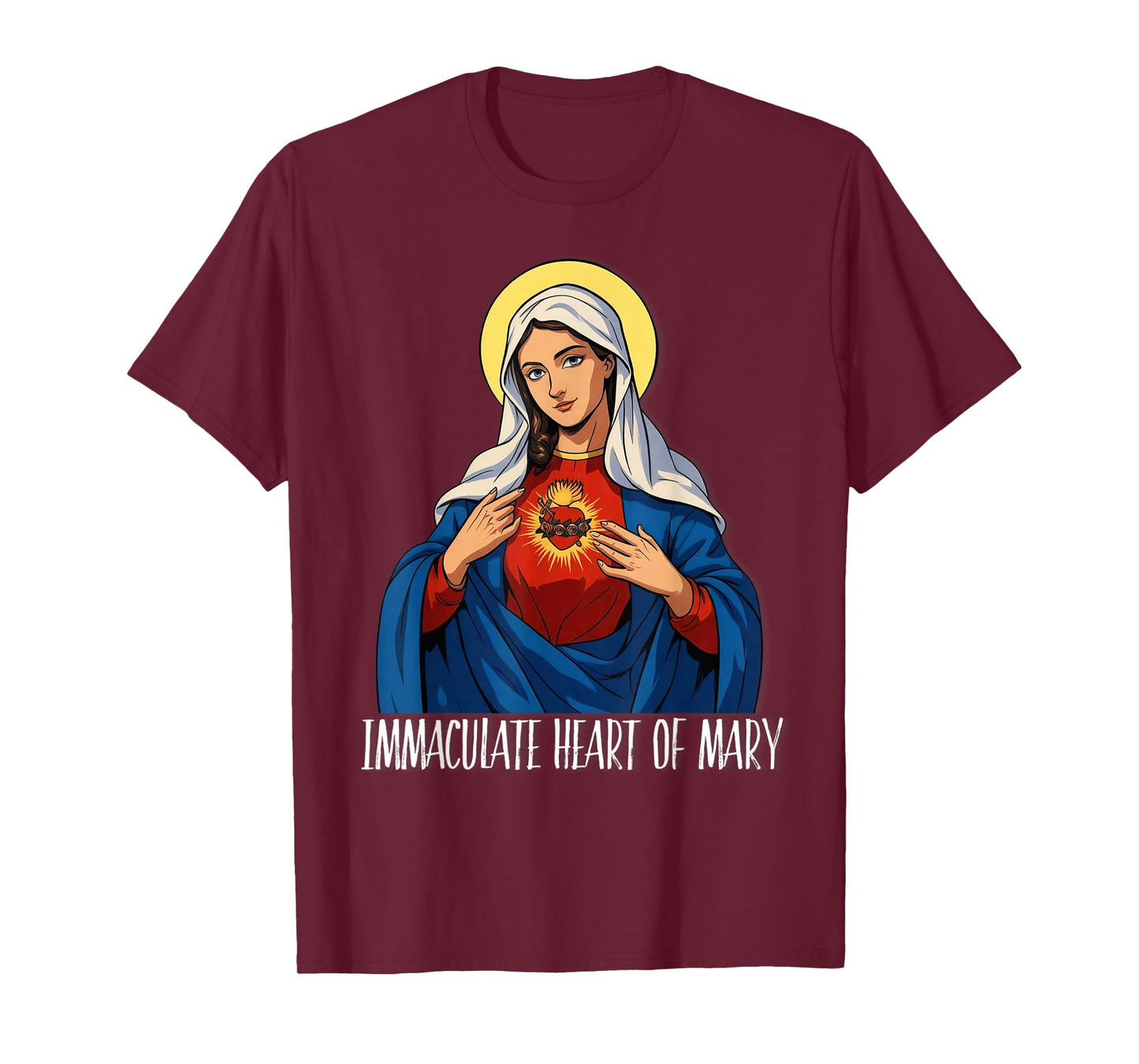 Immaculate Heart of Mary Marian Catholic T-Shirt