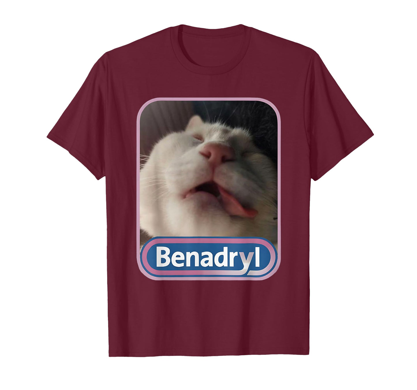 Benadryl Meme Cat Benny Cute & Funny Men Women T-Shirt