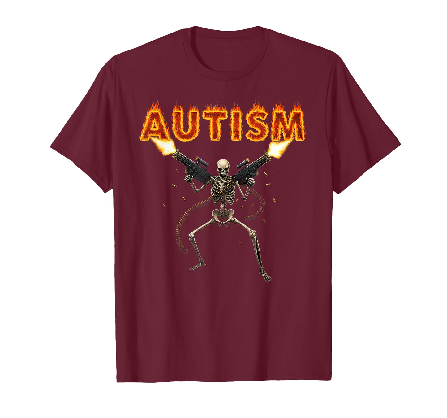 Autism Skeleton Funny Oddly Specific Meme Autistic Awareness T-Shirt