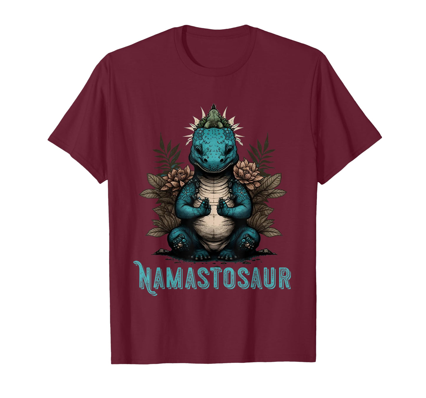 Meditation Dino T-Rex Buddhism Namaste Guatama Buddha T-Shirt