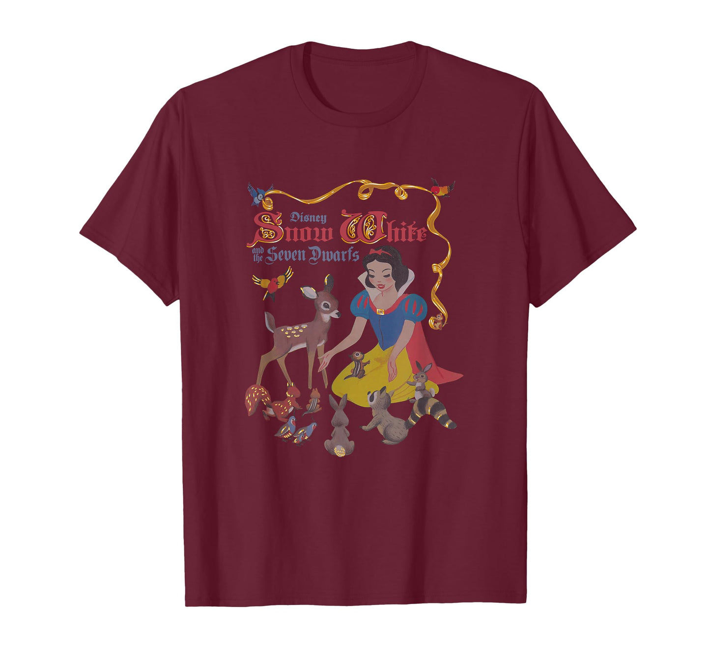 Disney Snow White And The Seven Dwarfs With Forest Friends T-Shirt