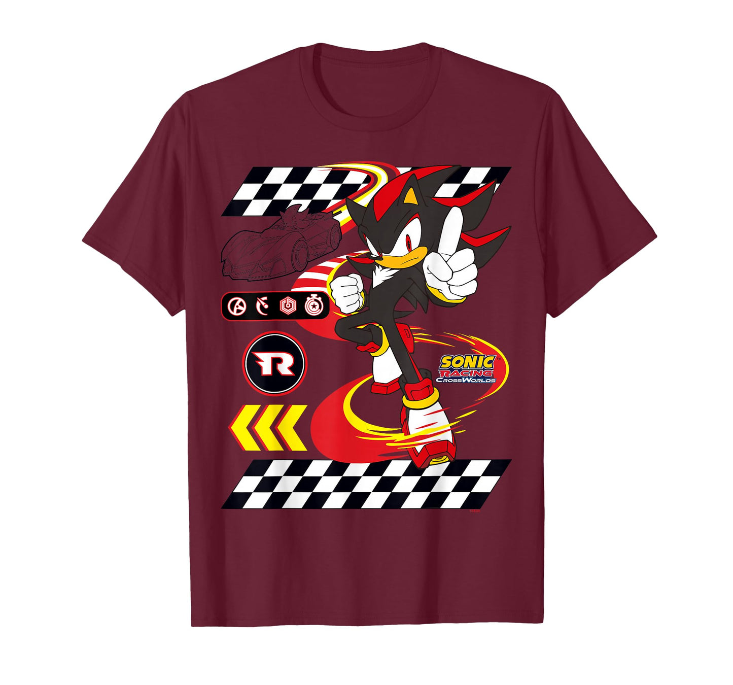 Sonic Racing CrossWorlds - Ultimate Driver Shadow T-Shirt