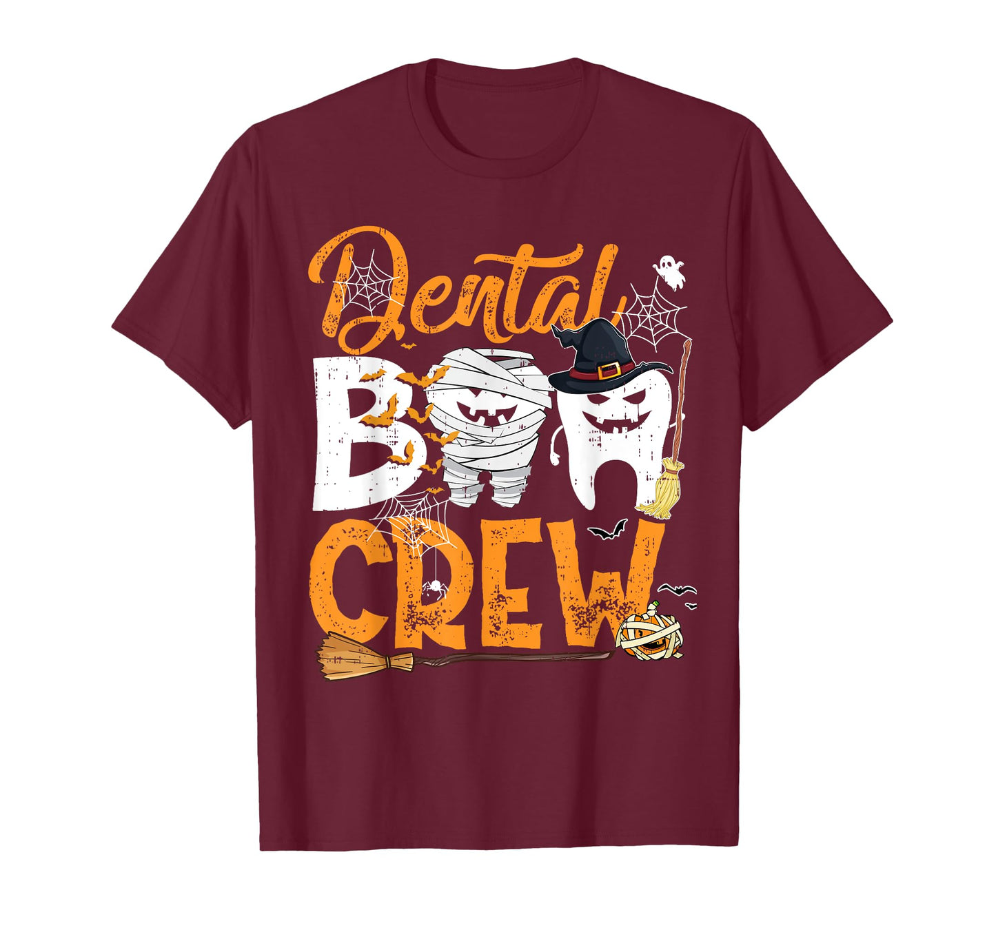 Dental Boo Crew Funny Dentist Assistant Halloween Costume T-Shirt