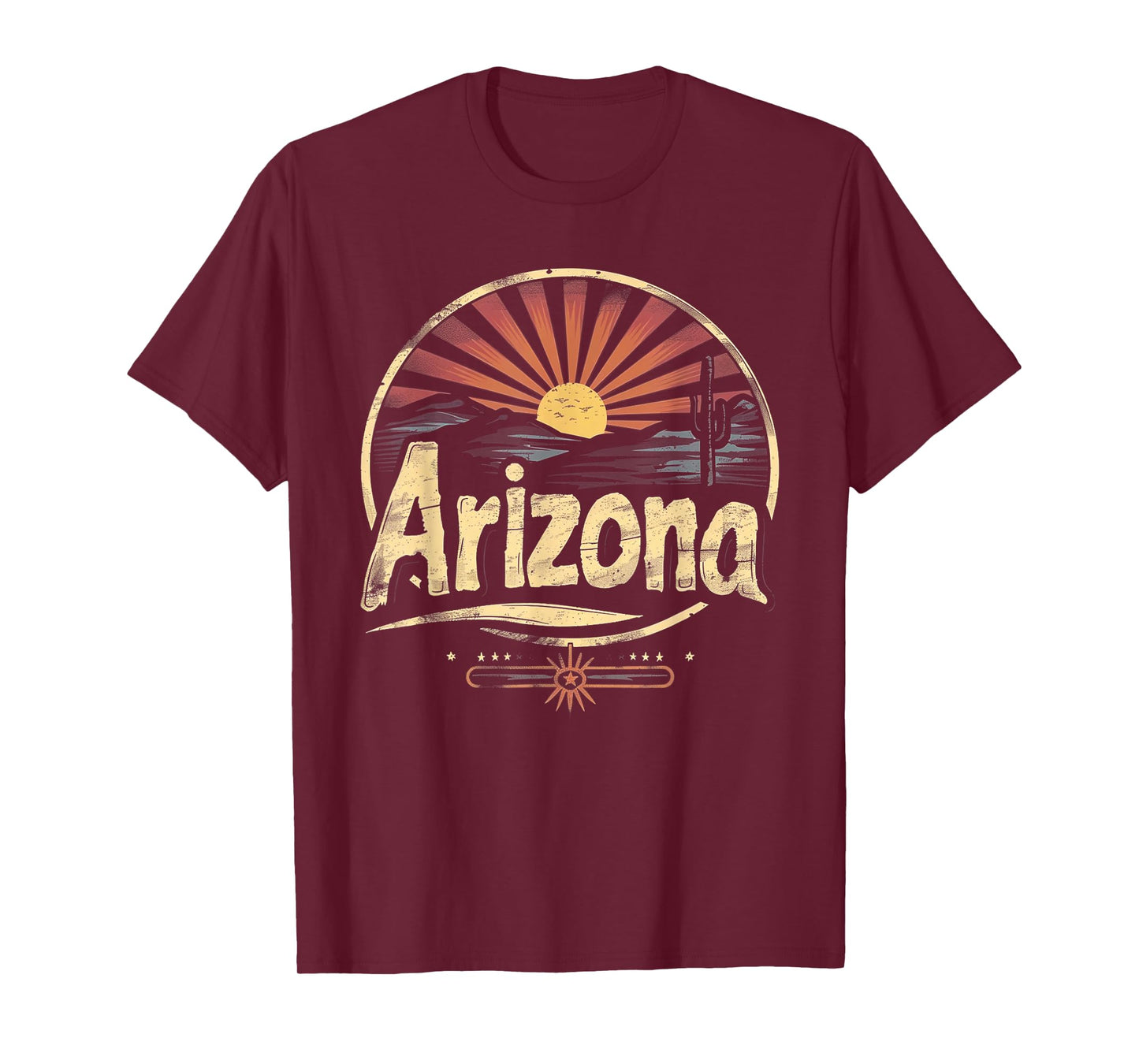 Arizona - Cool Funny Graphic Vintage Men Women Kids Retro T-Shirt