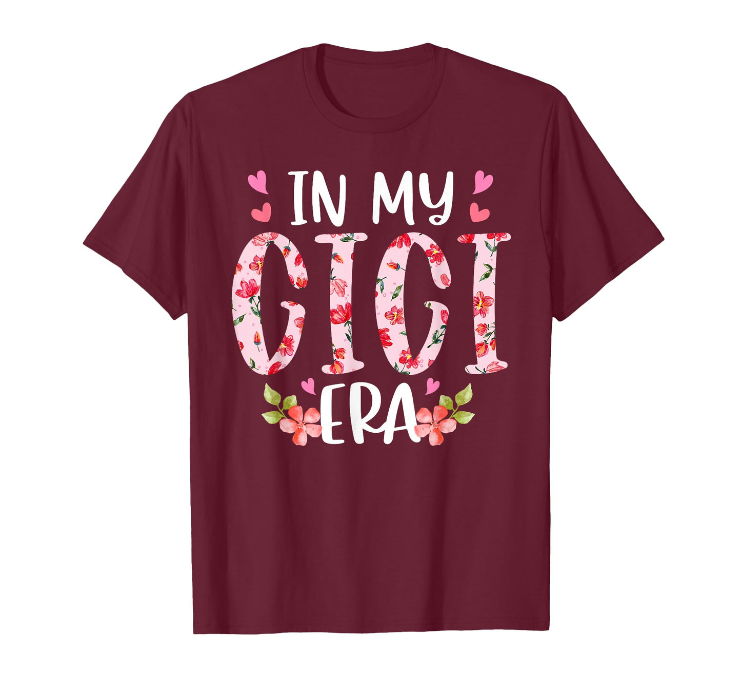 In My Gigi Era Floral Mother's Day Flower Girly Women T-Shirt