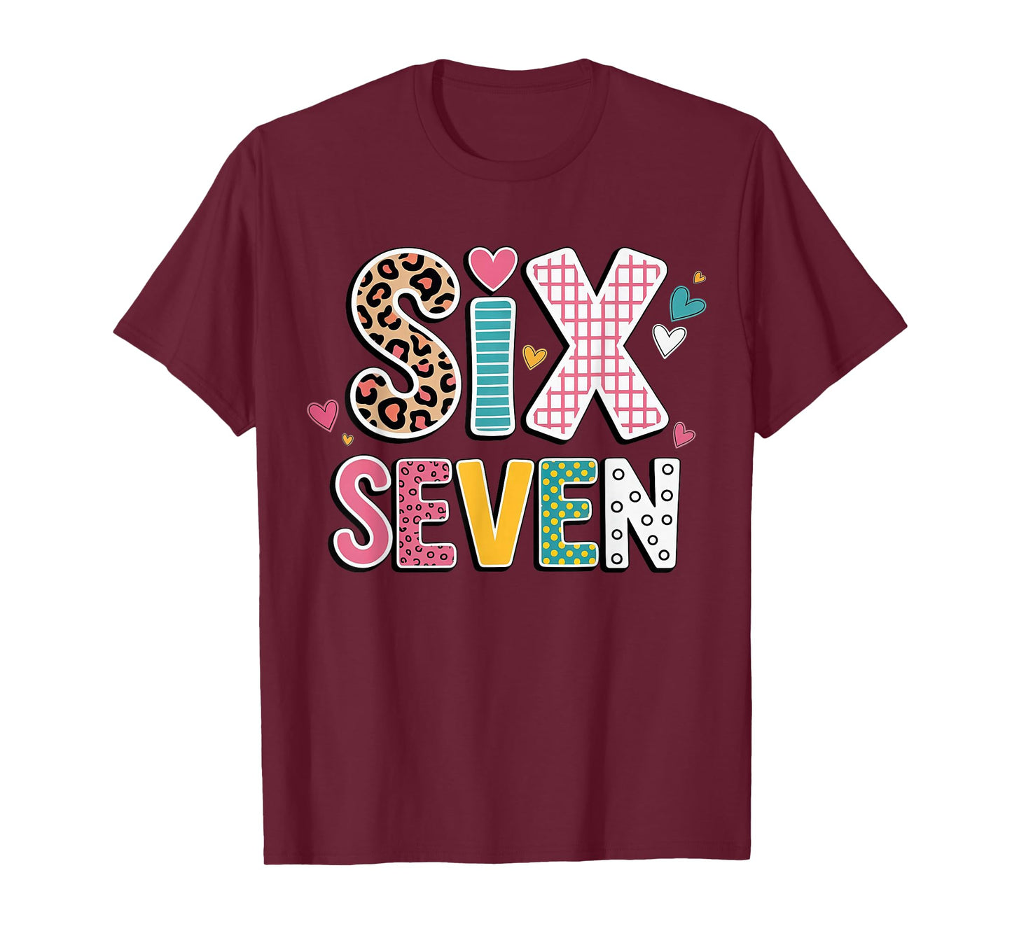 Six Seven 6 7 Meme Teacher T-Shirt