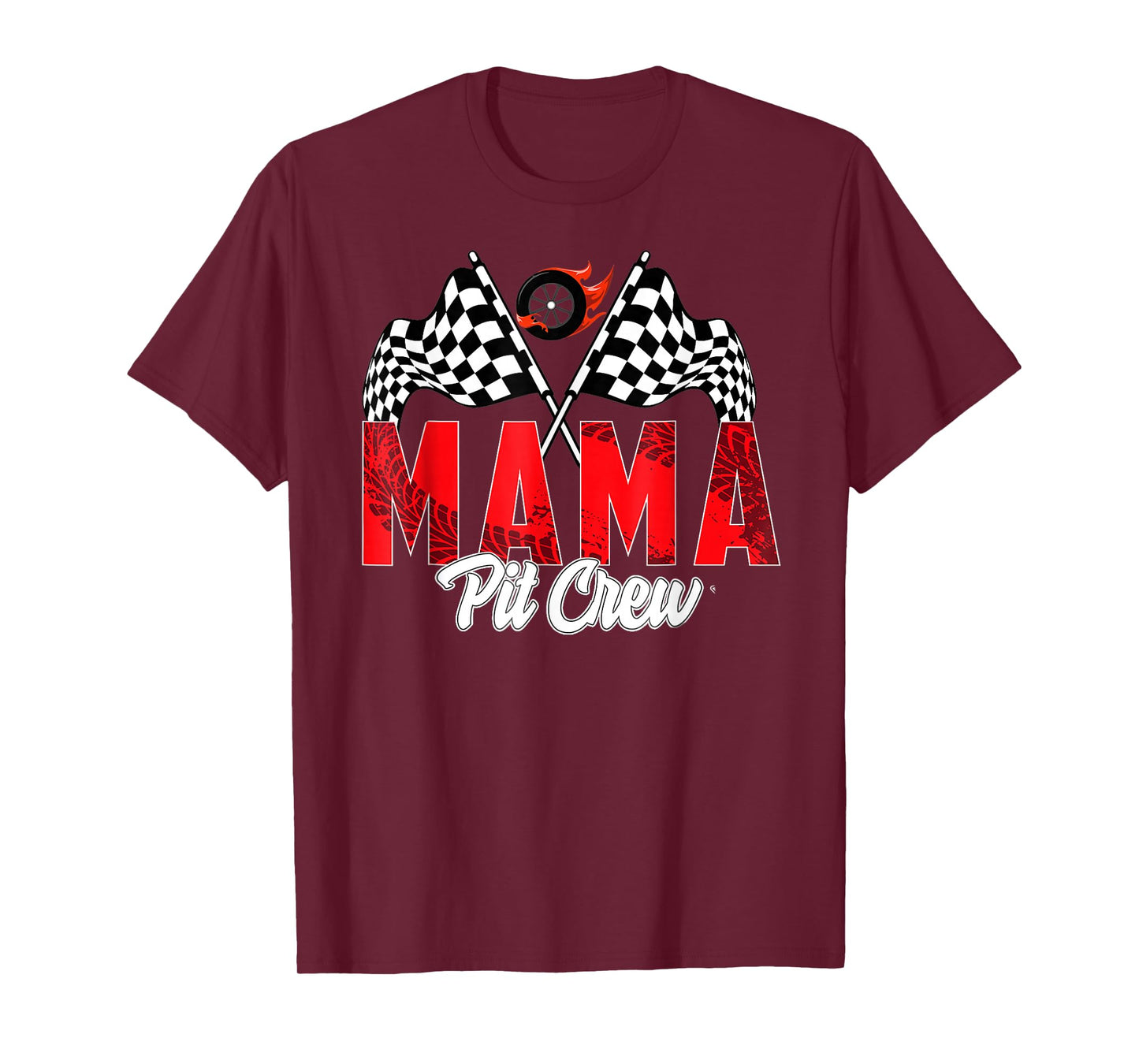 Race Car Birthday Party Racing Family Mama Pit Crew T-Shirt