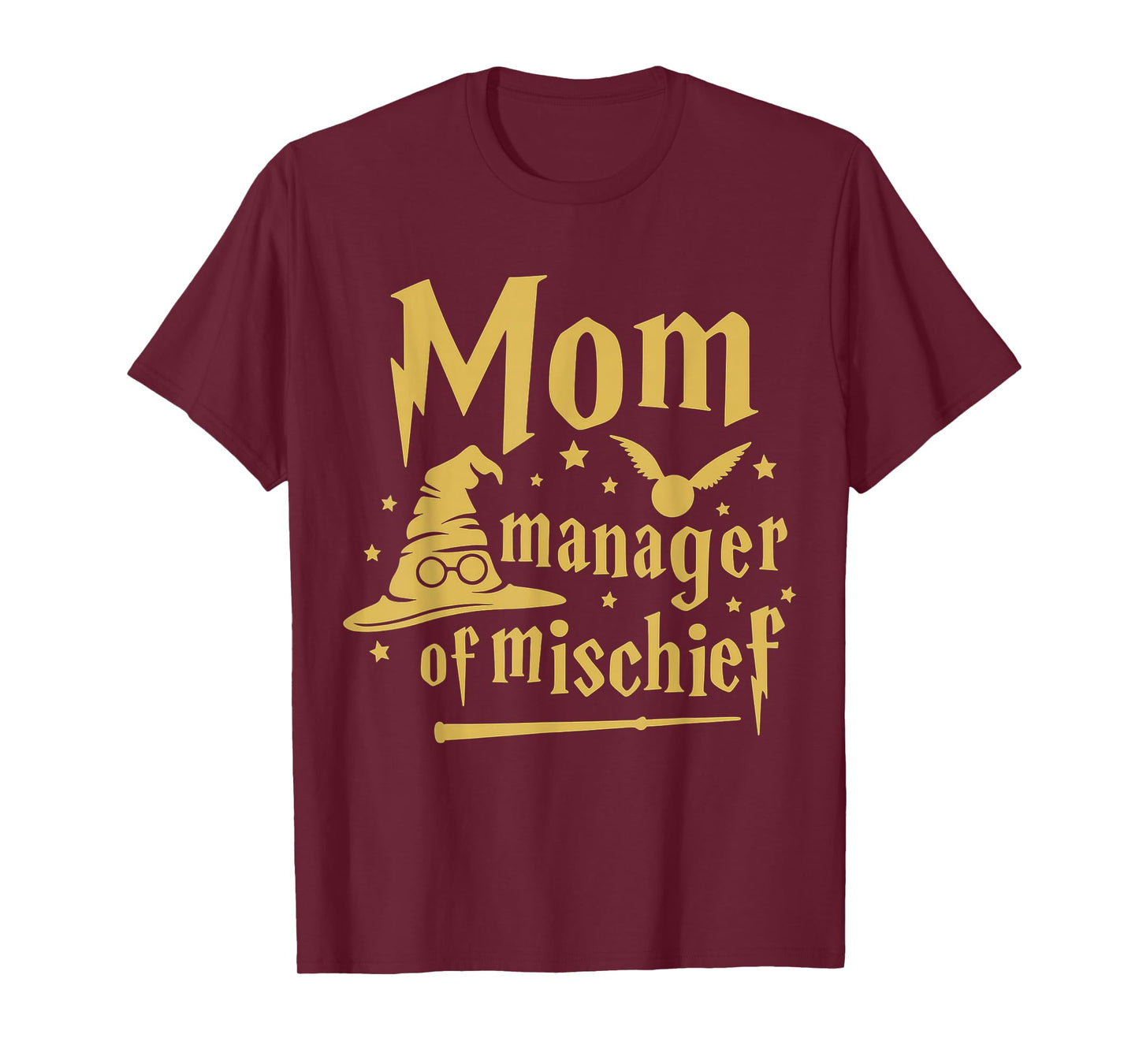 Magical Mom Manager of Mischief Birthday Family Matching T-Shirt