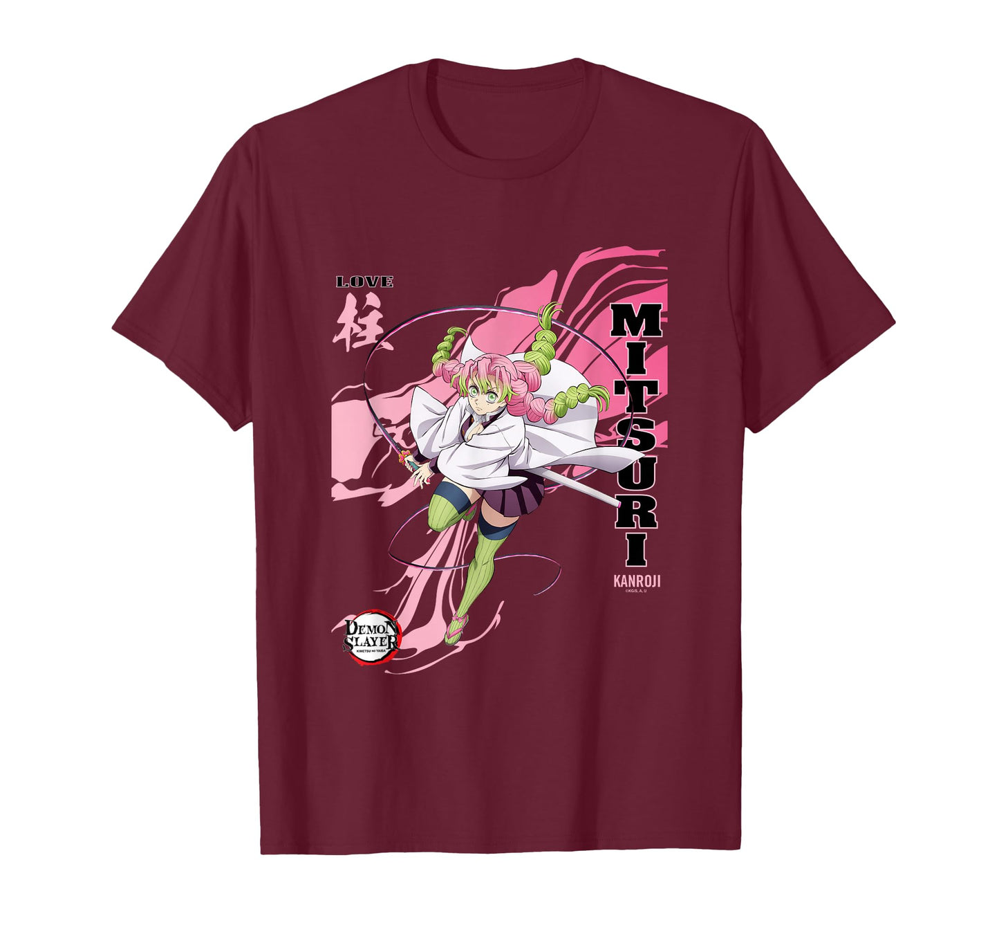 Demon Slayer: Infinty Castle Mitsuri Girl Love Hashira T-Shirt