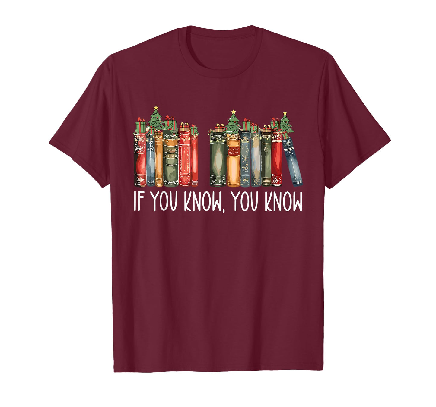 If You Know You Know 6 7 Reading Books Christmas 67 Meme T-Shirt