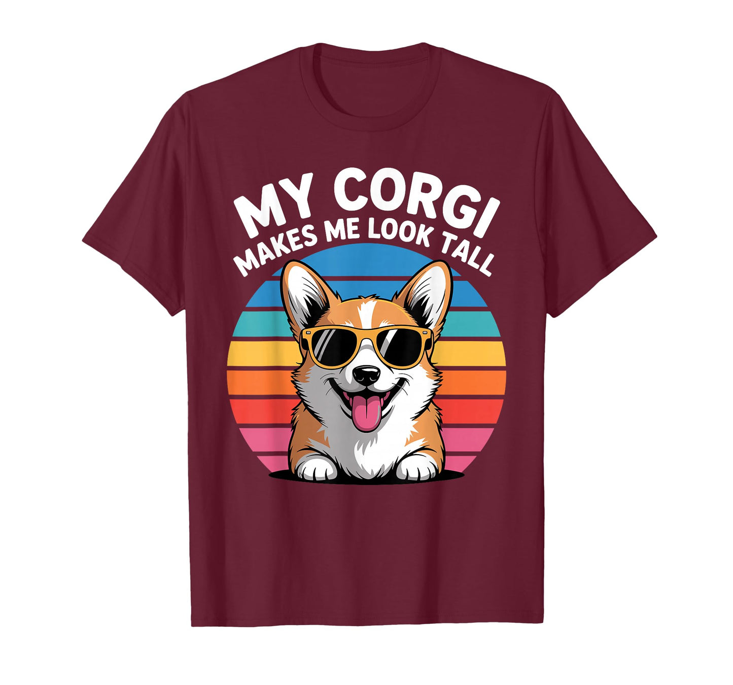 Funny Corgi Design for Men Women Kids Pet Dog Corgi Lovers T-Shirt