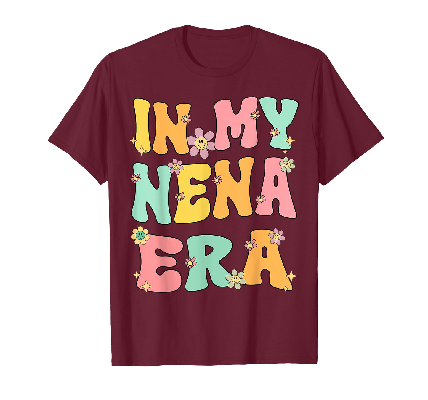 In My Nena Era Retro Groovy Nena Grandma Mothers day Cute T-Shirt