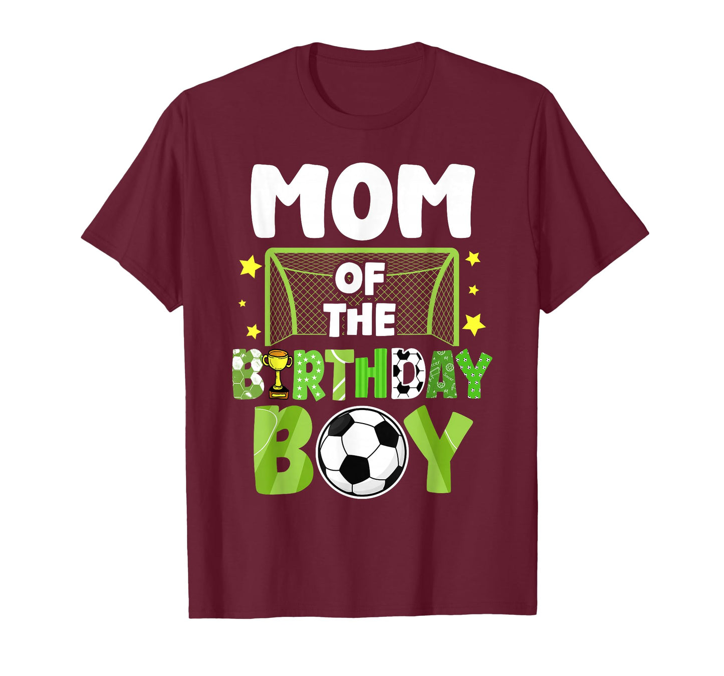 Soccer Mom Birthday Boy Party Soccer Family Matching T-Shirt