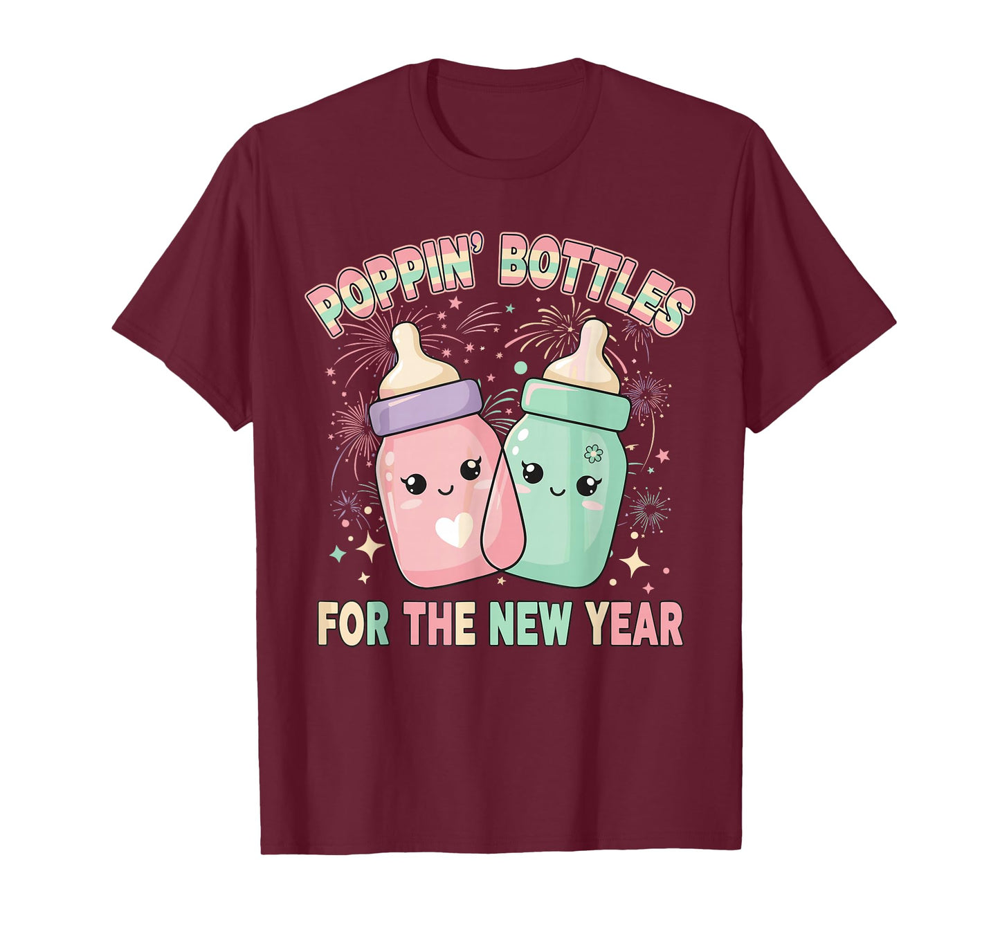 New Years Shirt, Nurse Popping Bottles for The New Year T-Shirt