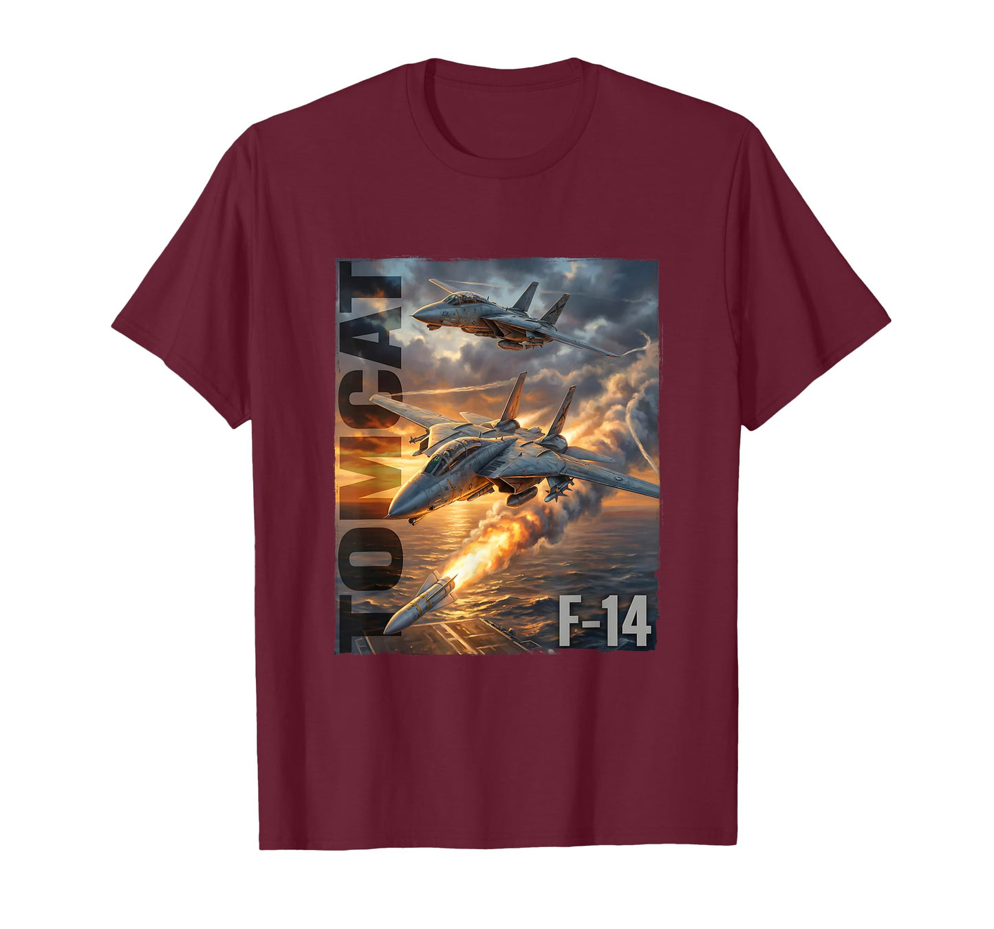 F-14 Tomcat Fighter Jet Graphic T-Shirt