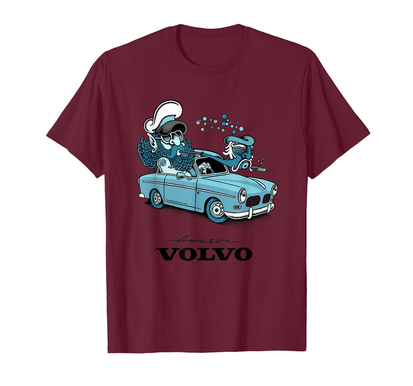 Threadless Michael Jakobsen Volvo Amazon Graphic T-Shirt